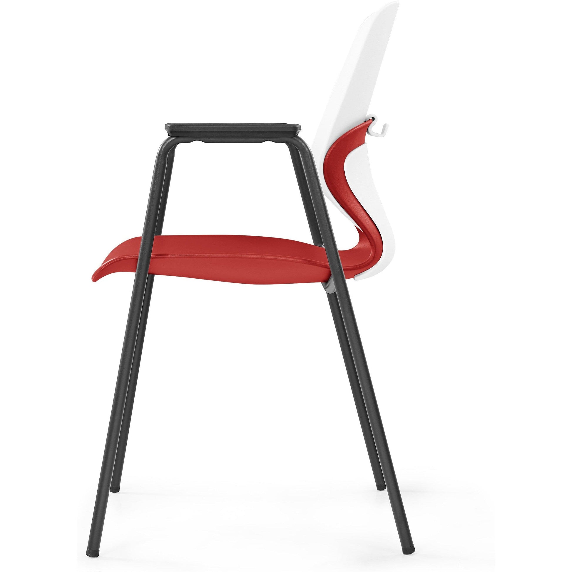 Kaleido Chair With Black 4-Leg Frame With Arms