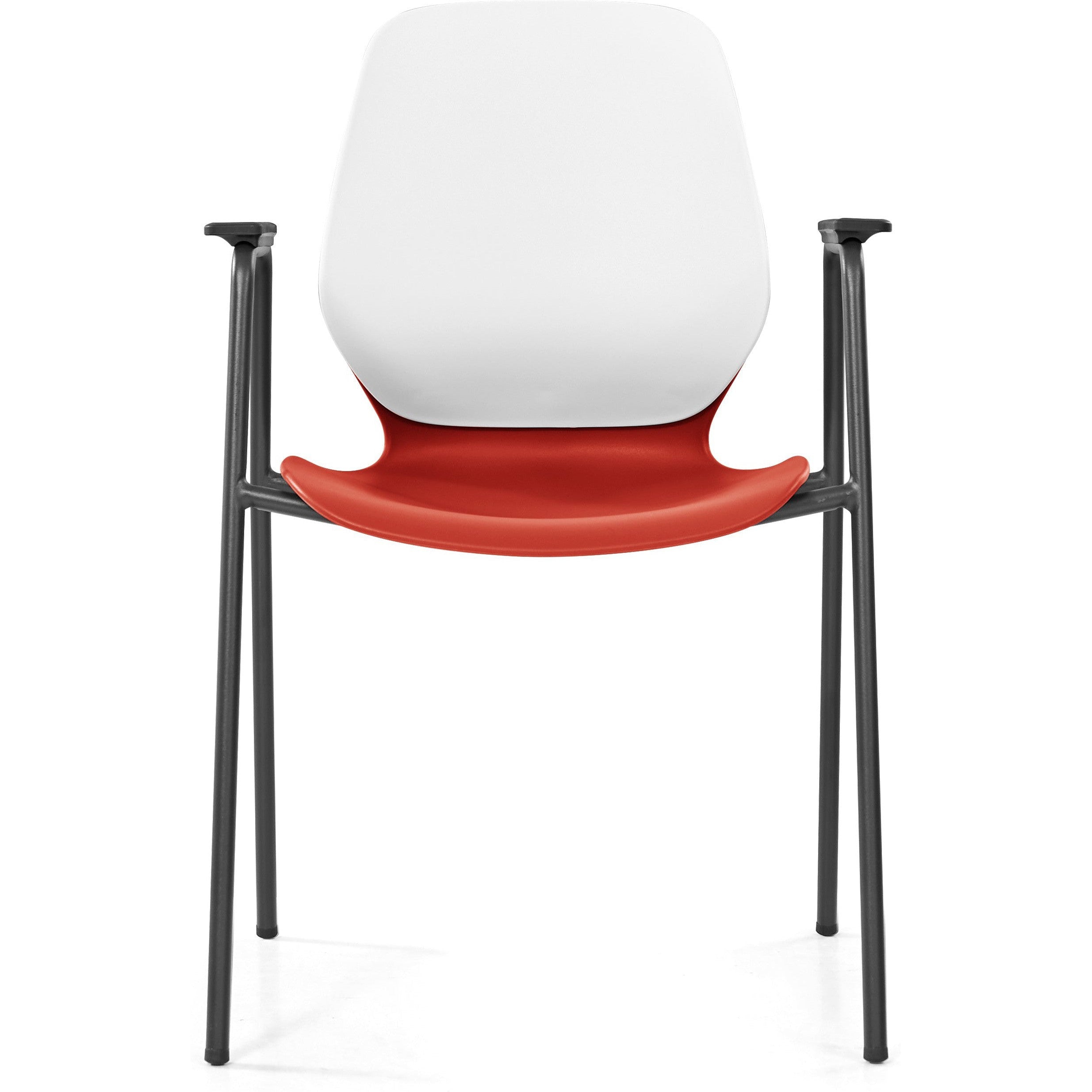 Kaleido Chair With Black 4-Leg Frame With Arms