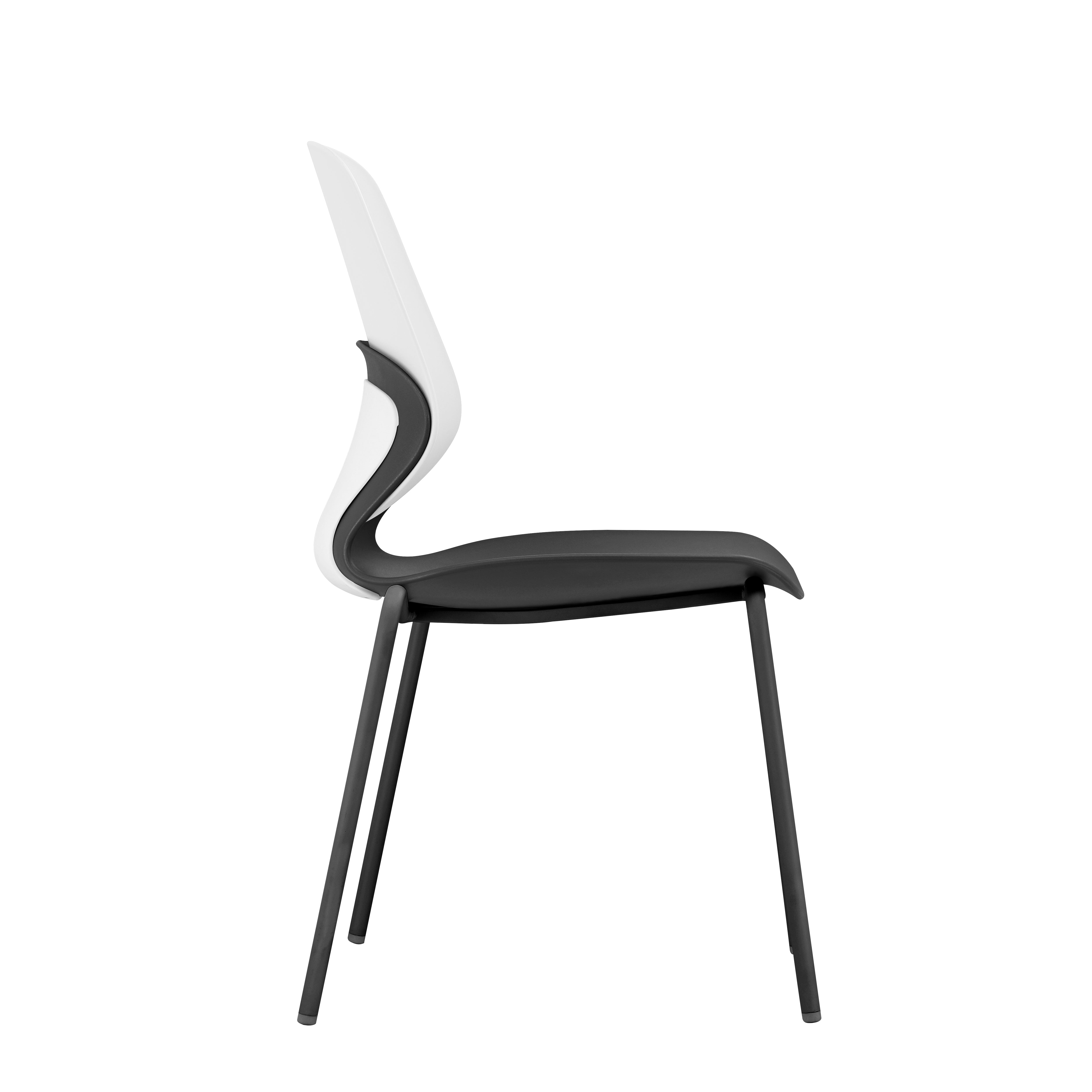 Kaleido Chair With Black 4-Leg Frame