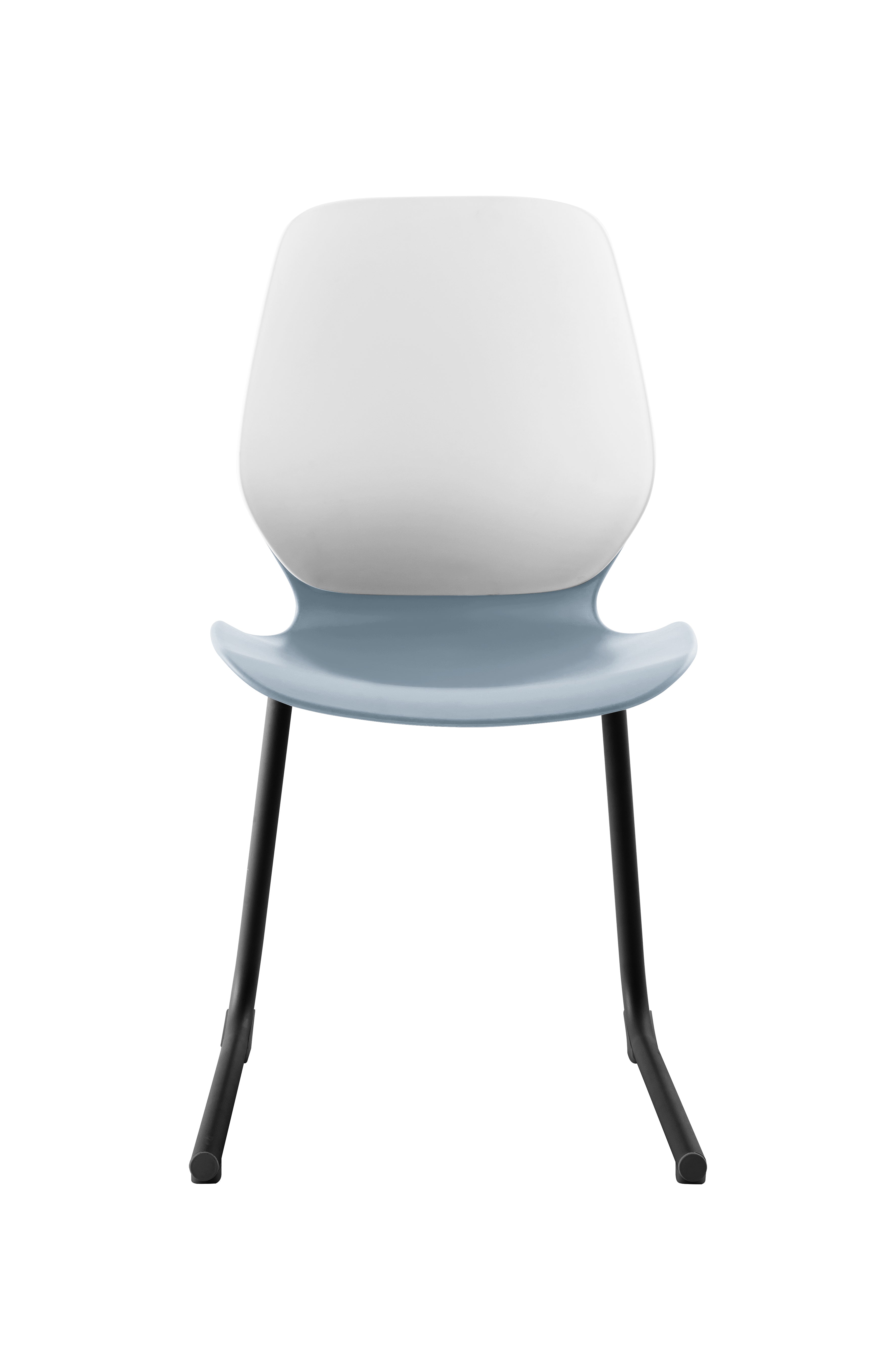 Kaleido Chair With Black Reverse Cantilever Legs