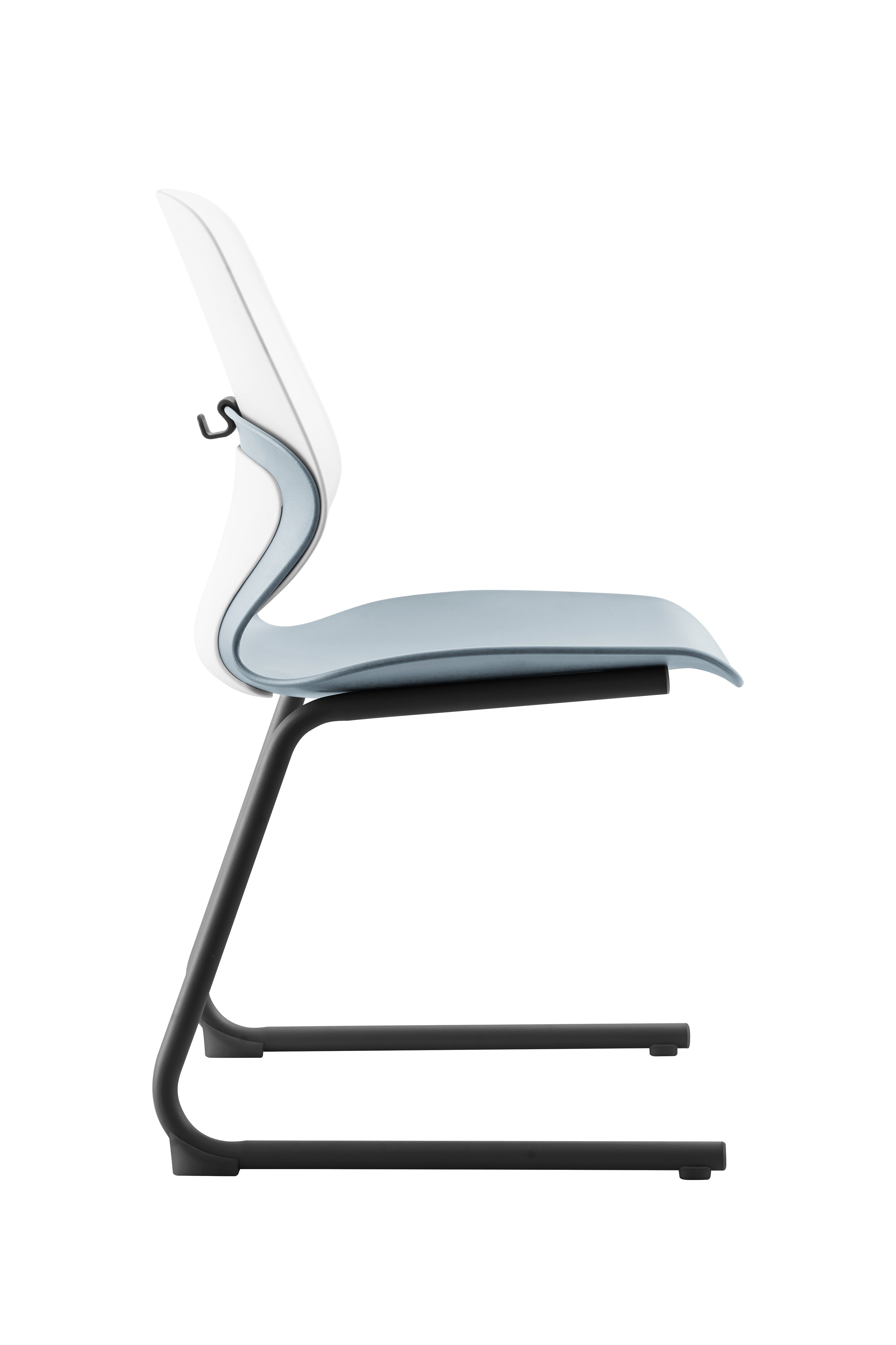 Kaleido Chair With Black Reverse Cantilever Legs