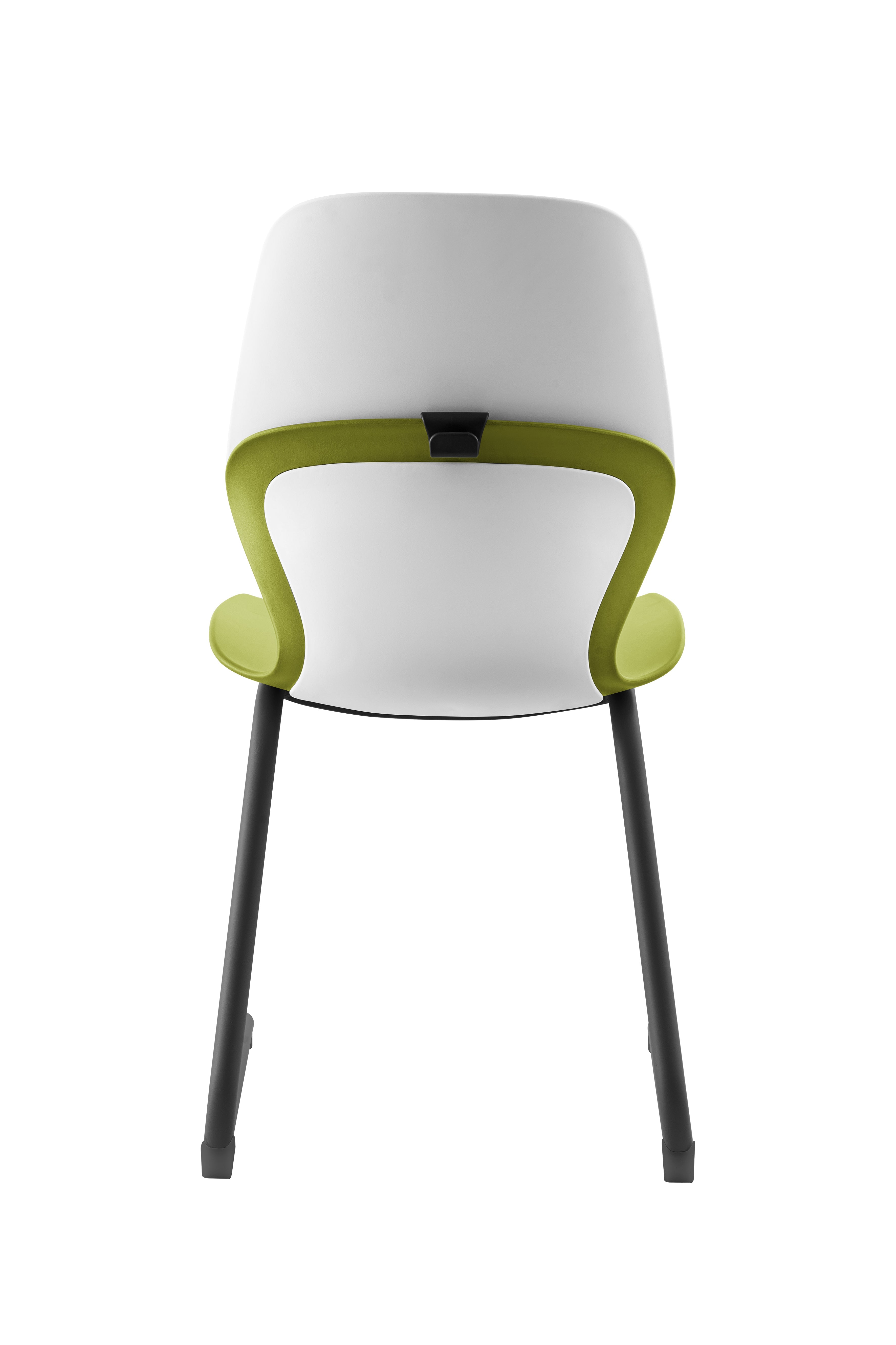Kaleido Chair With Black Reverse Cantilever Legs