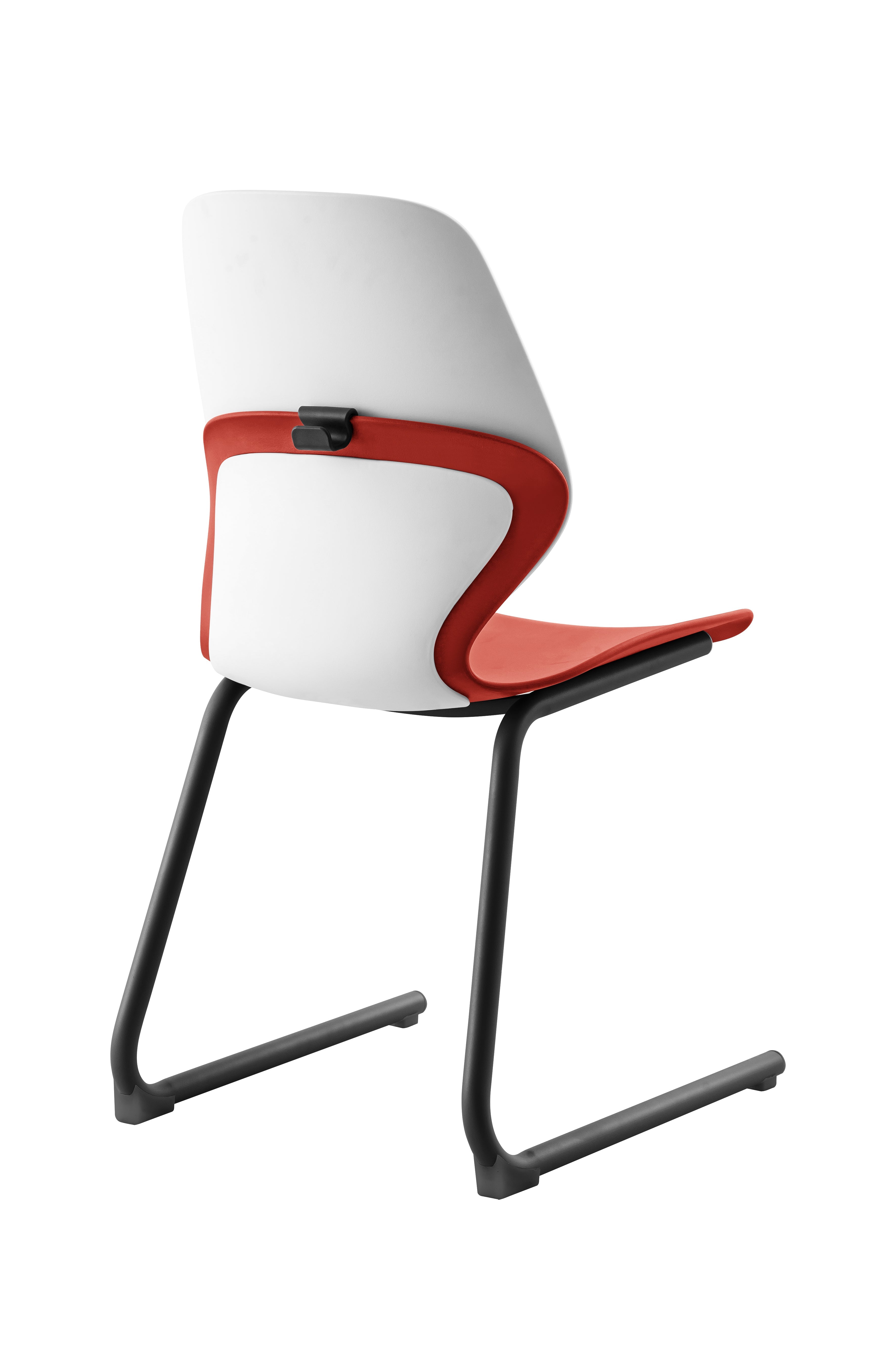 Kaleido Chair With Black Reverse Cantilever Legs