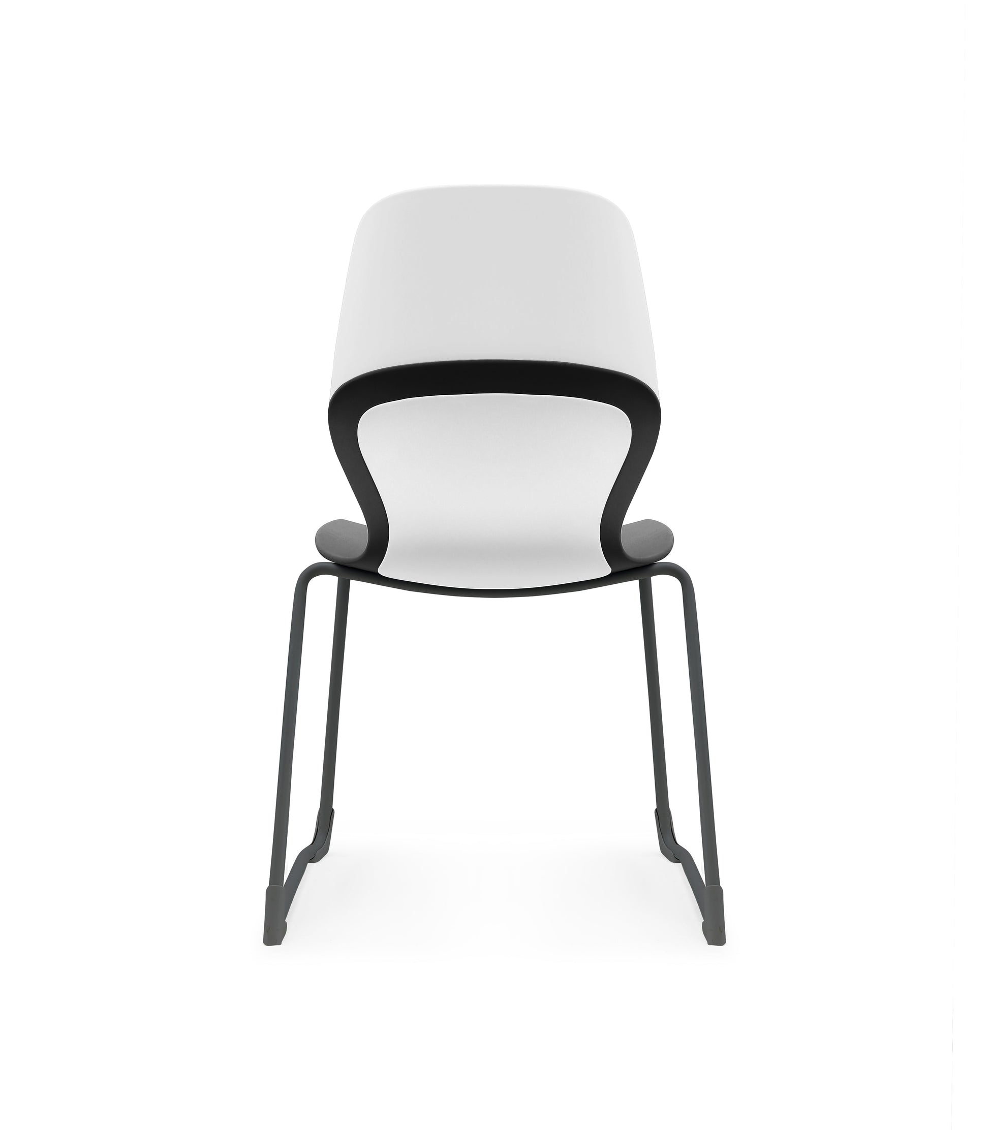 Kaleido Chair Black Sled Frame