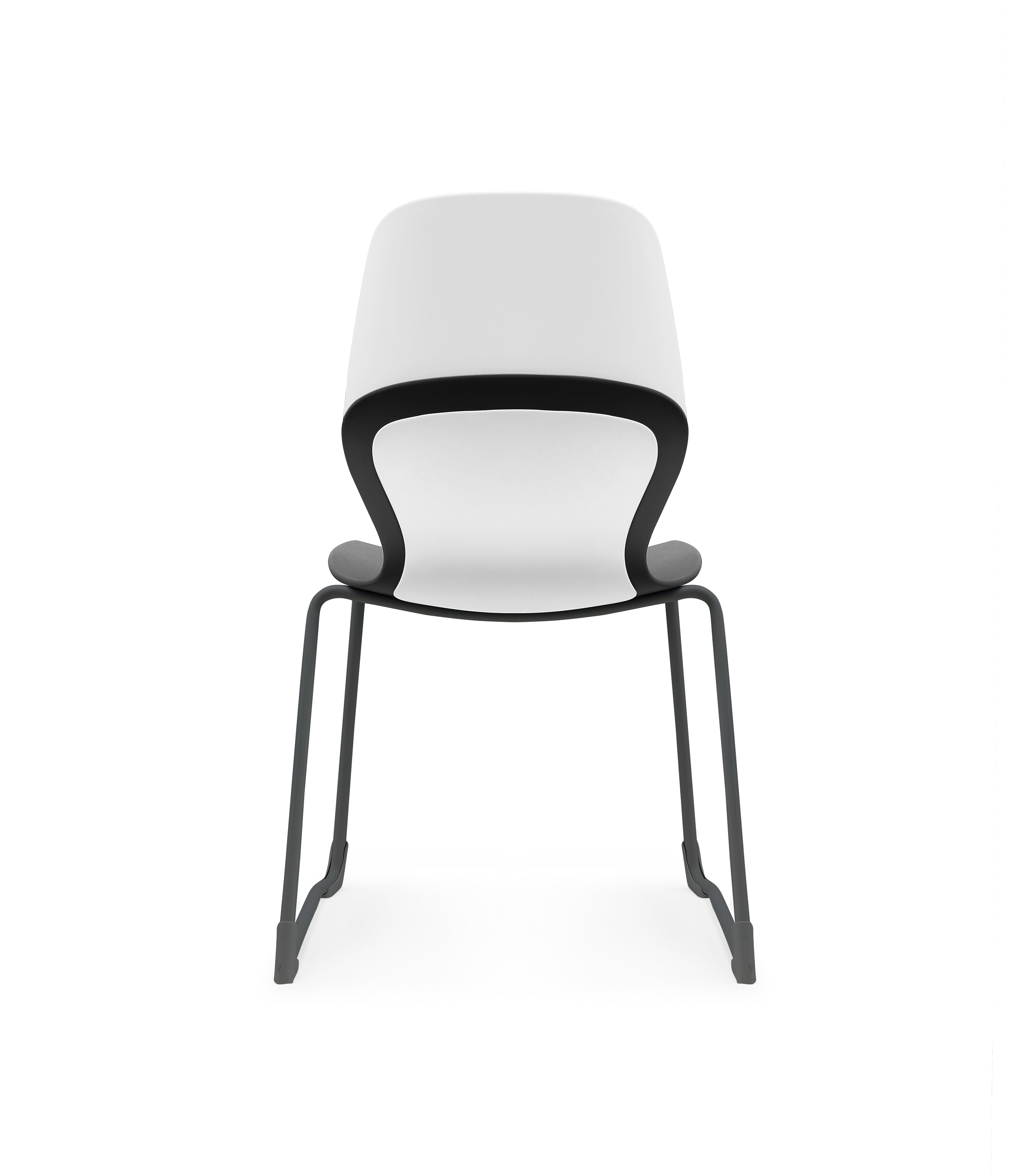 Kaleido Chair Black Sled Frame