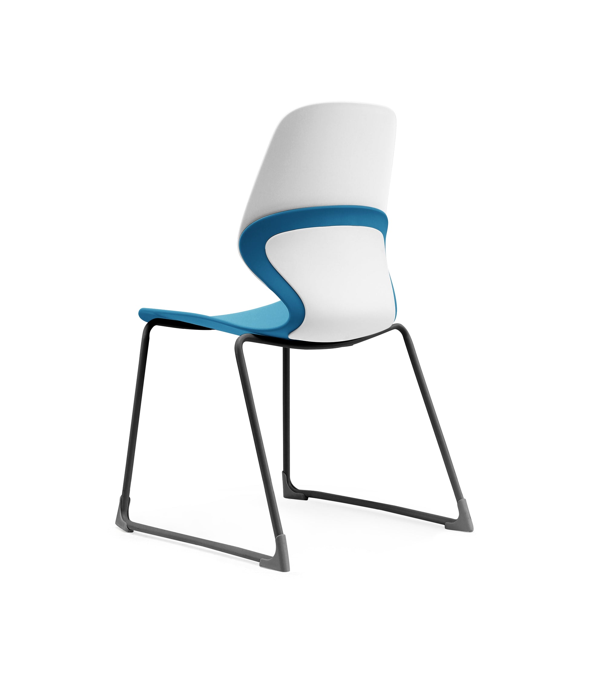 Kaleido Chair Black Sled Frame