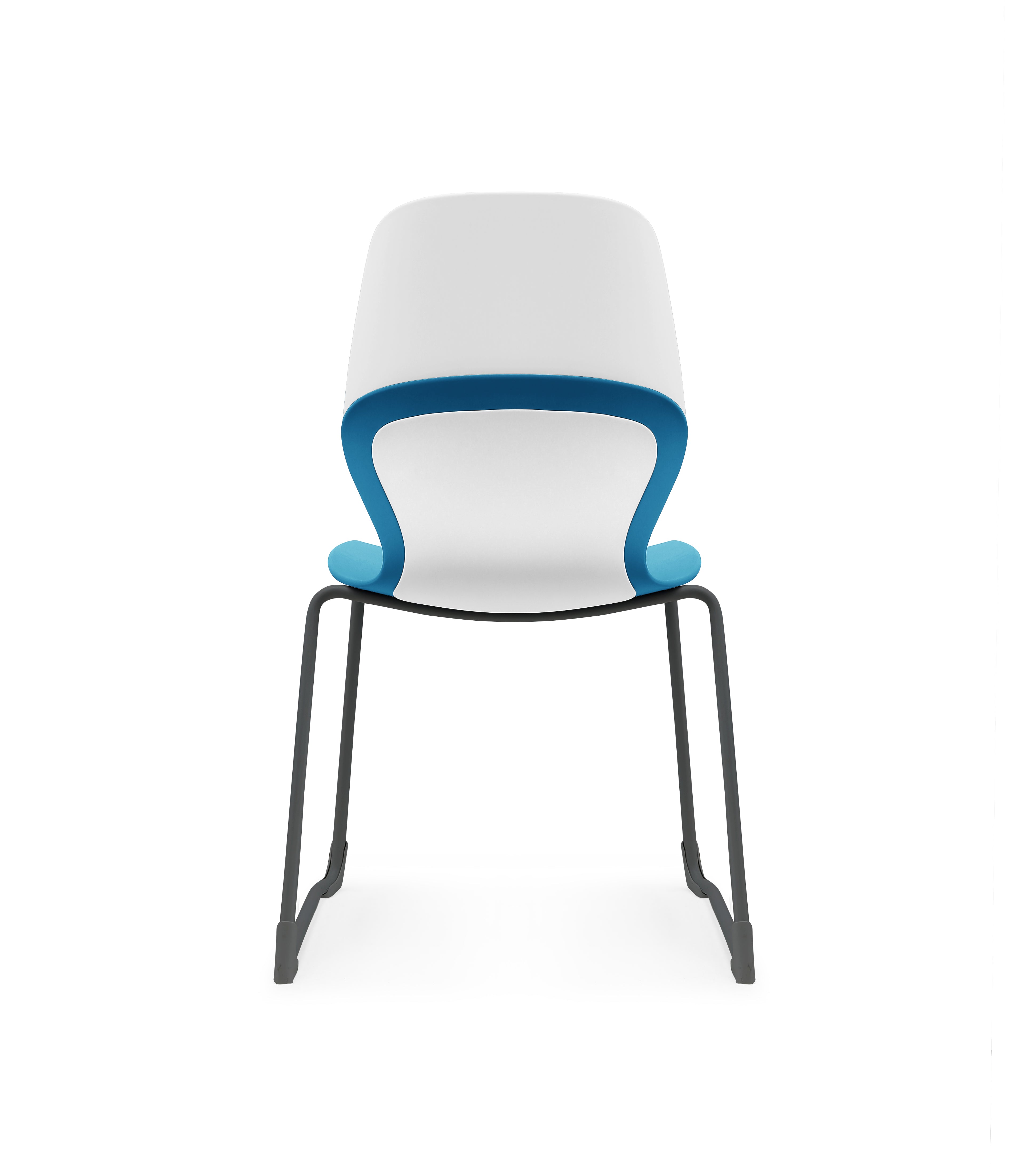 Kaleido Chair Black Sled Frame