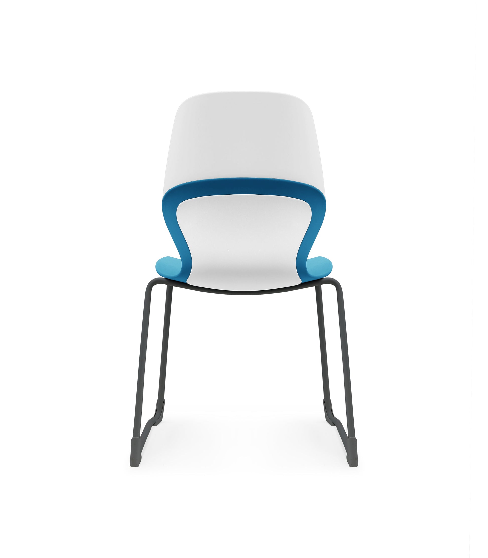 Kaleido Chair Black Sled Frame