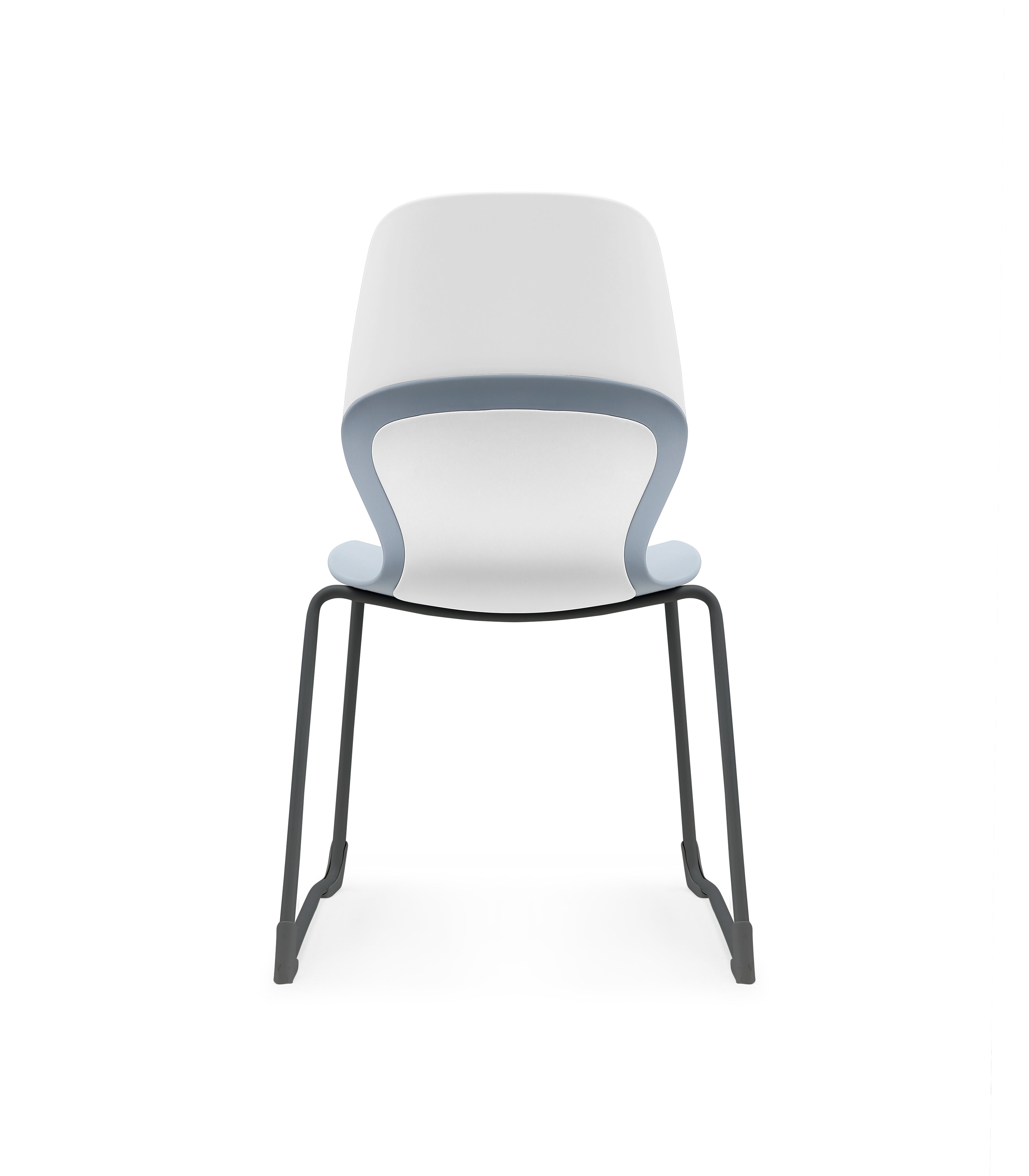 Kaleido Chair Black Sled Frame