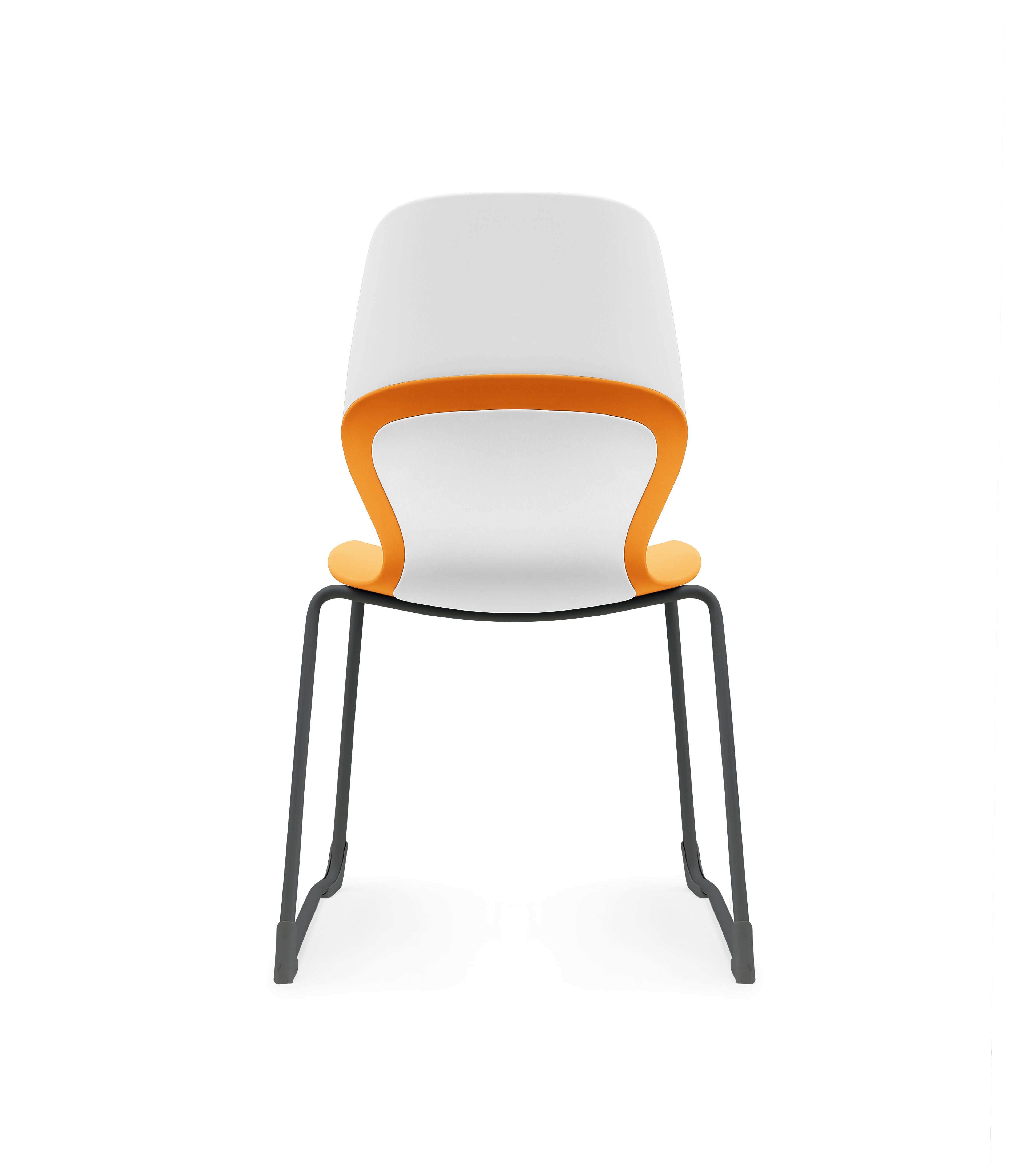 Kaleido Chair Black Sled Frame