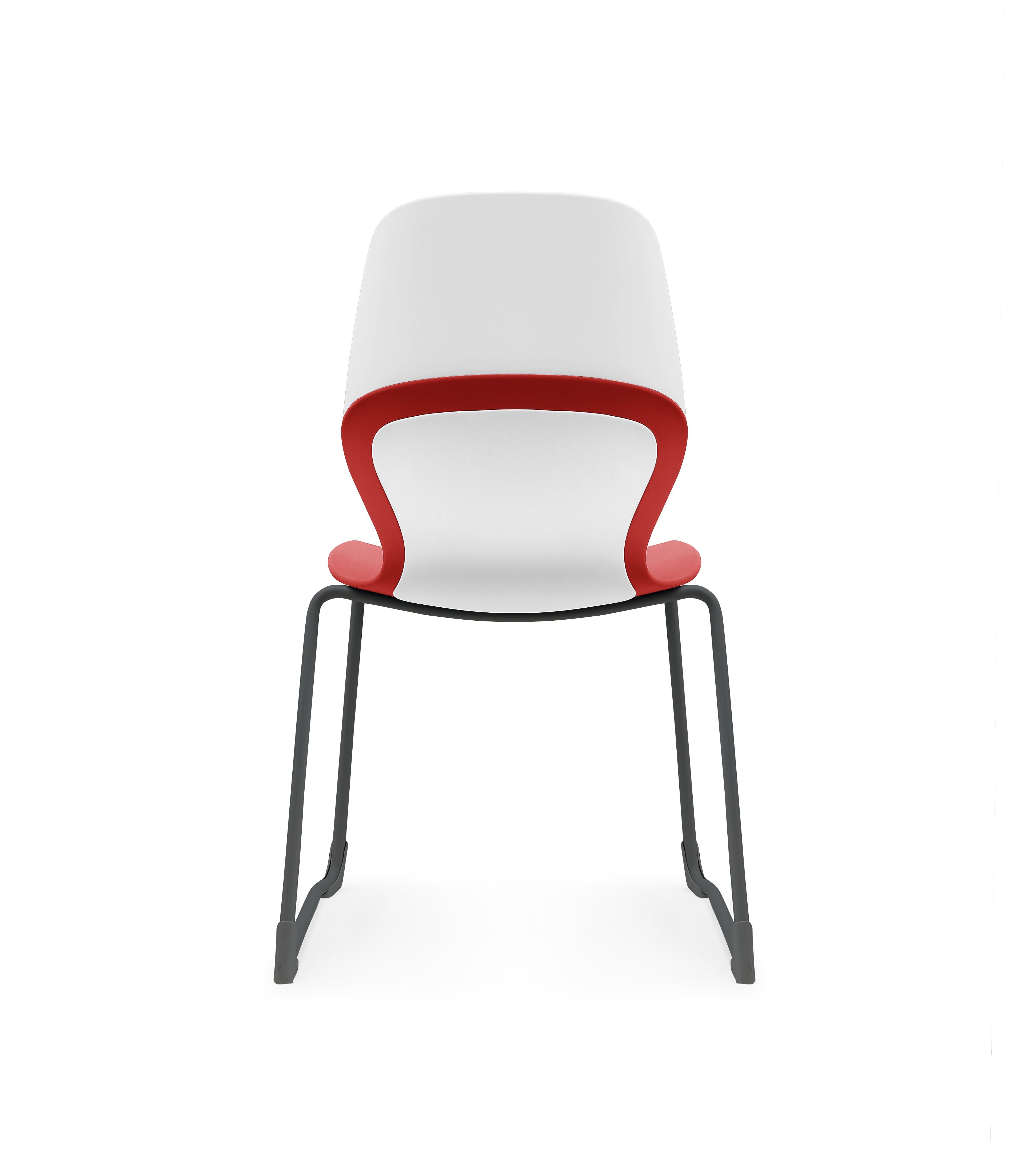 Kaleido Chair Black Sled Frame