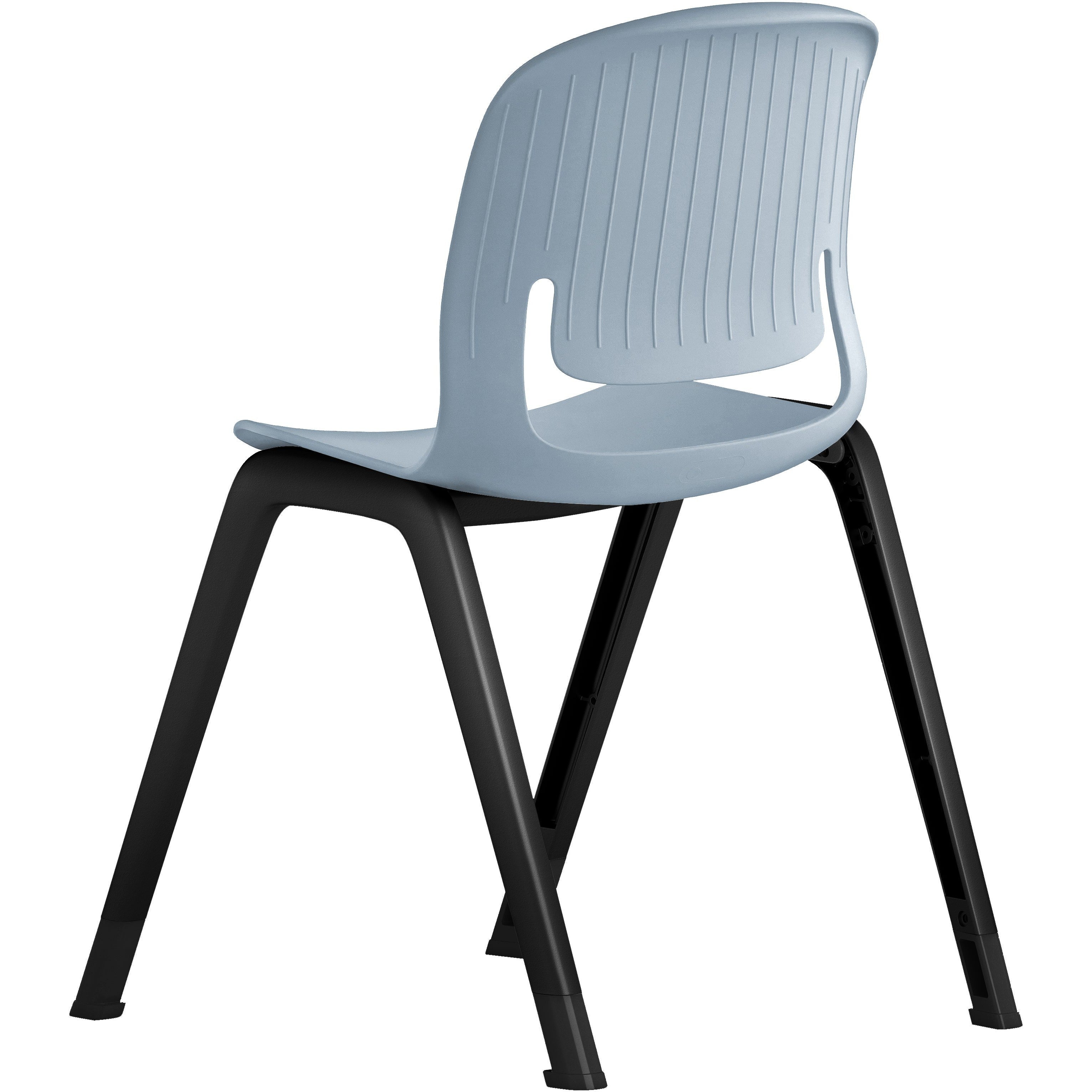 Palette Chair With Black Aliminium 4-Leg Frame