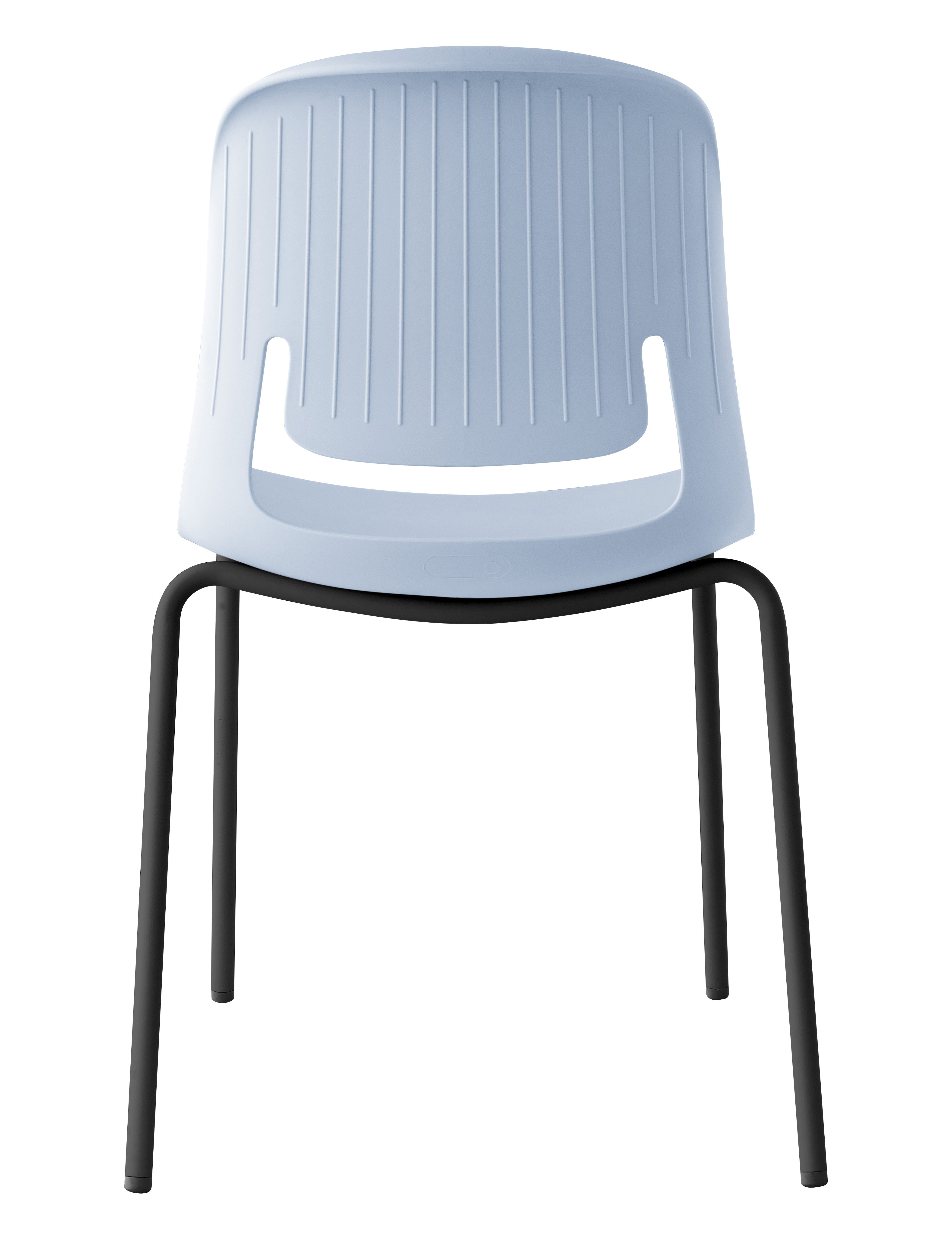 Palette Chair With Black Steel 4-Leg Frame