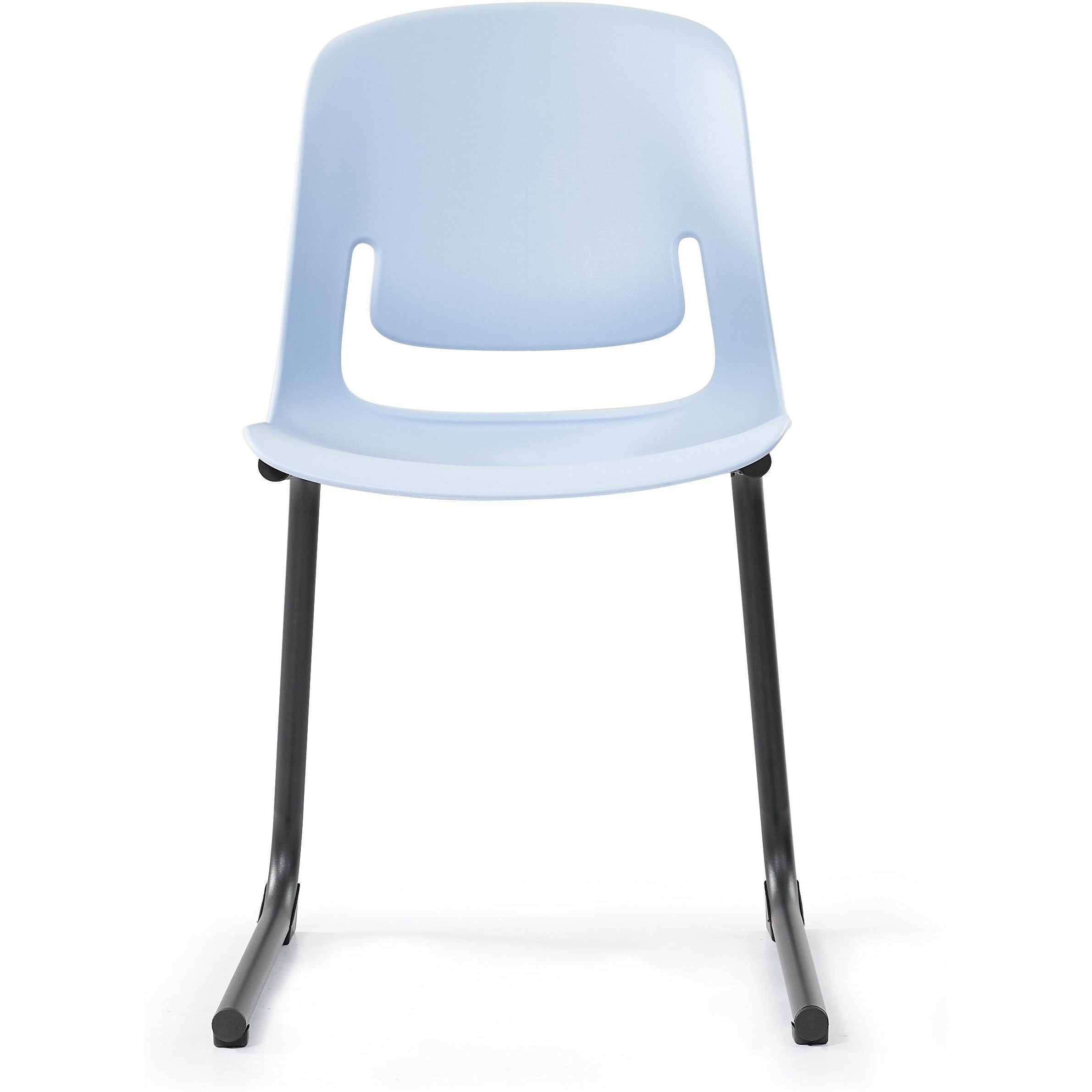 Palette Chair With Black Steel Reverse Cantilever Frame