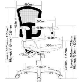 Fuse Heavy Duty Task Mesh Chair
