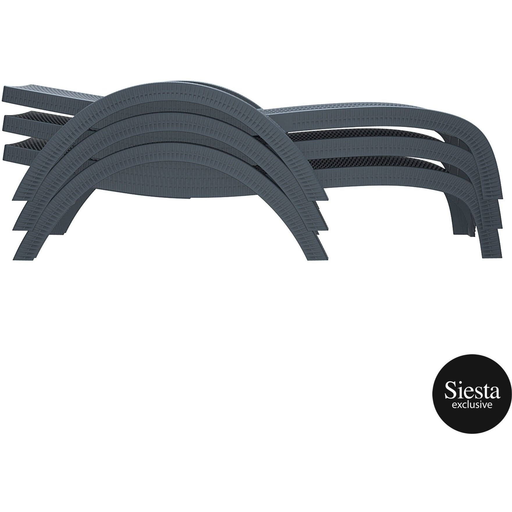 Fiji Sunlounger - No Cushion  ( Pack of 2 chairs )