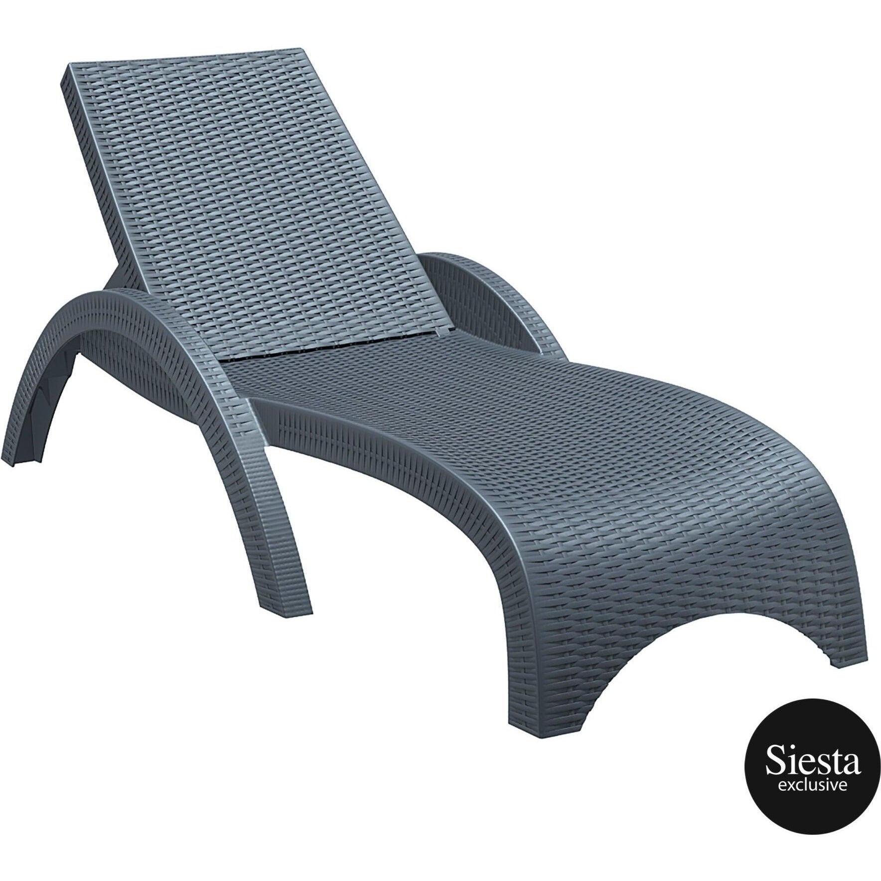 Fiji Sunlounger - No Cushion  ( Pack of 2 chairs )