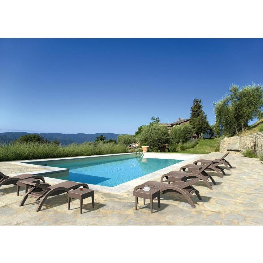 Fiji Sunlounger - No Cushion  ( Pack of 2 chairs )