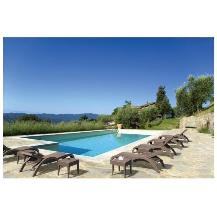 Fiji Sunlounger - No Cushion  ( Pack of 2 chairs )