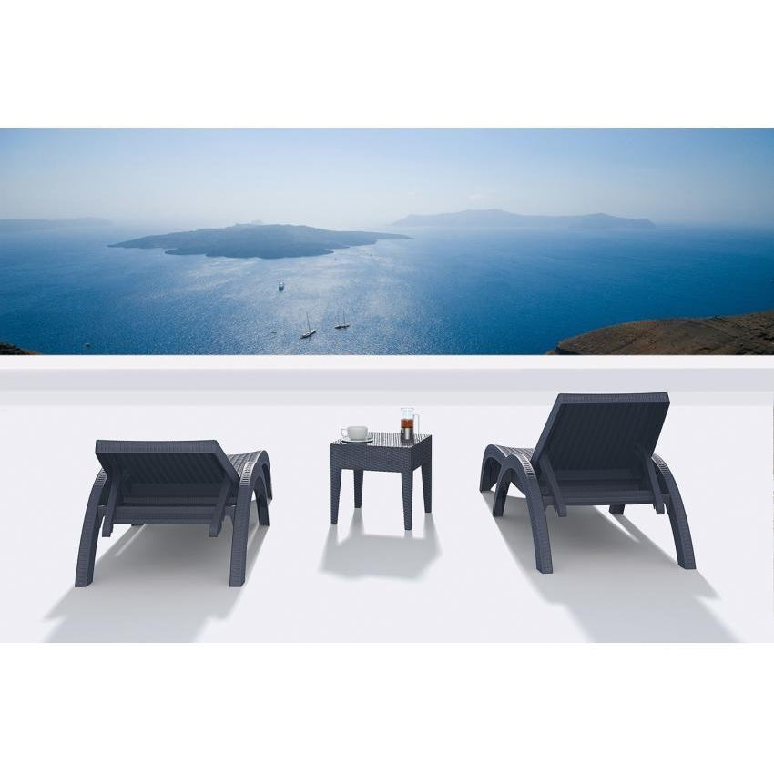 Fiji Sunlounger - No Cushion  ( Pack of 2 chairs )