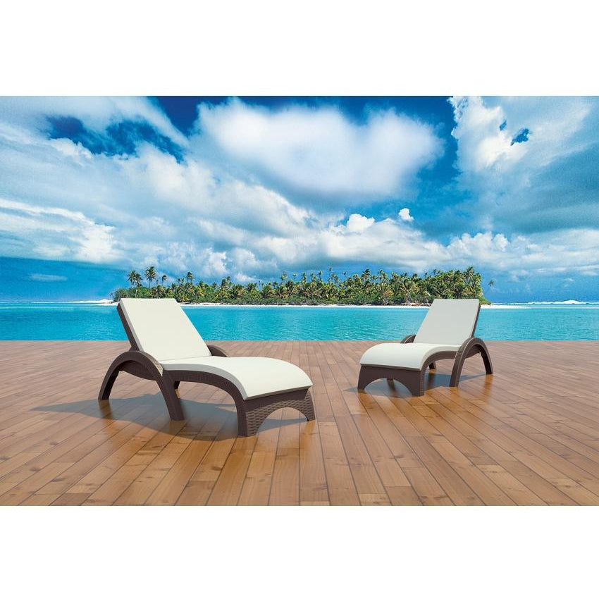 Fiji Sunlounger - No Cushion  ( Pack of 2 chairs )
