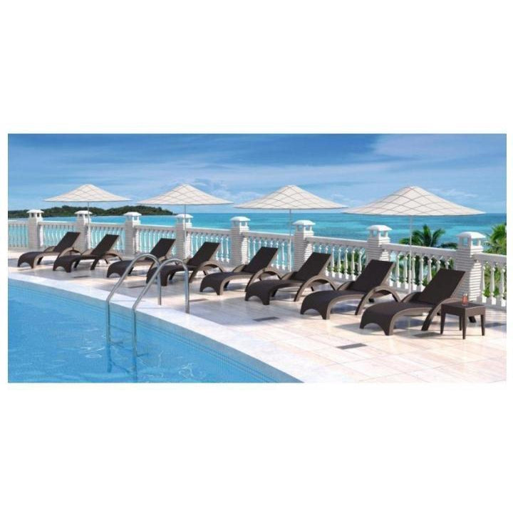 Fiji Sunlounger - No Cushion  ( Pack of 2 chairs )