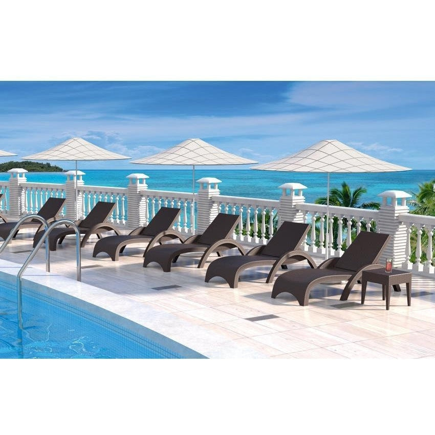 Fiji Sunlounger - No Cushion  ( Pack of 2 chairs )