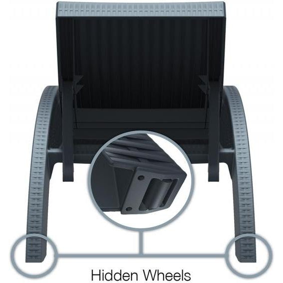 Fiji Sunlounger - No Cushion  ( Pack of 2 chairs )