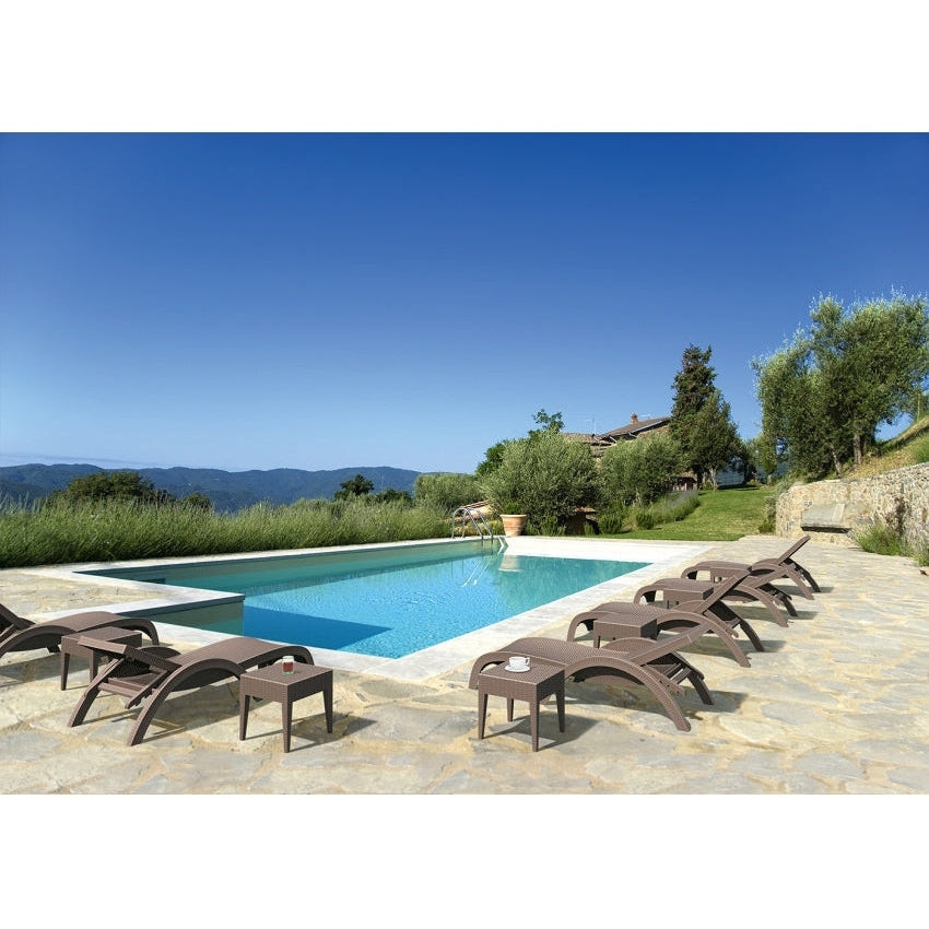Fiji Sunlounger with Etisilk Cushion