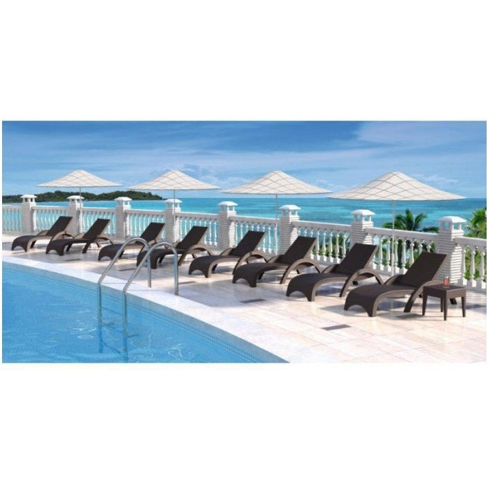 Fiji Sunlounger with Etisilk Cushion