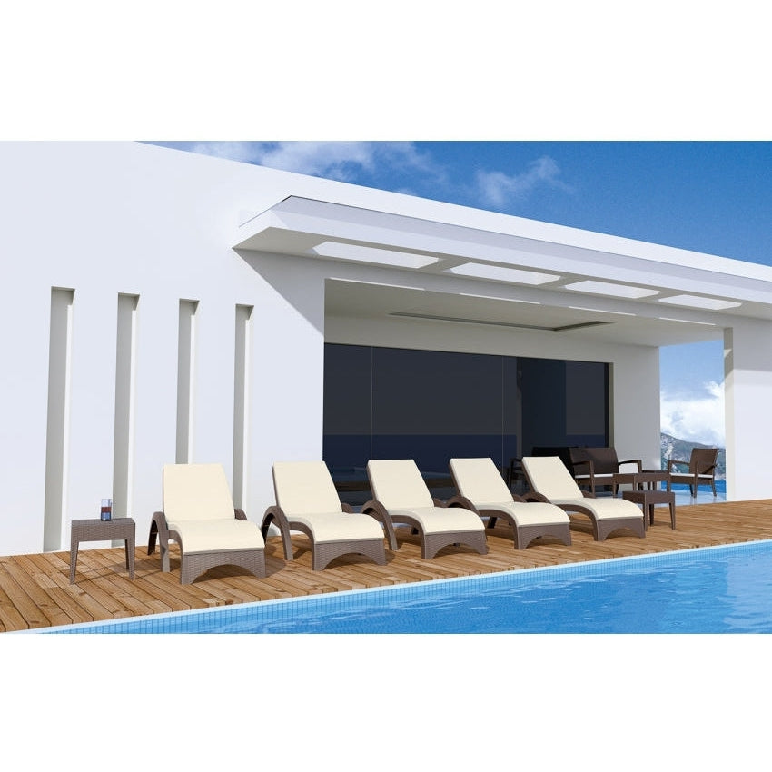 Fiji Sunlounger with Etisilk Cushion