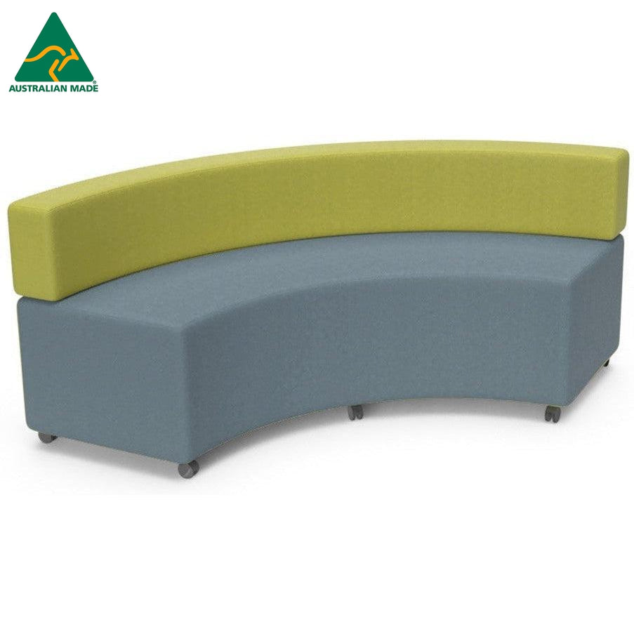 Flow Ottoman Curved with Back