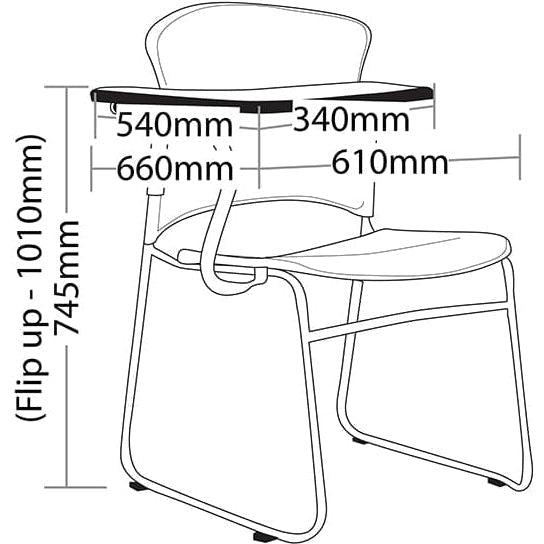 Focus Hospitality Chair Sled Base