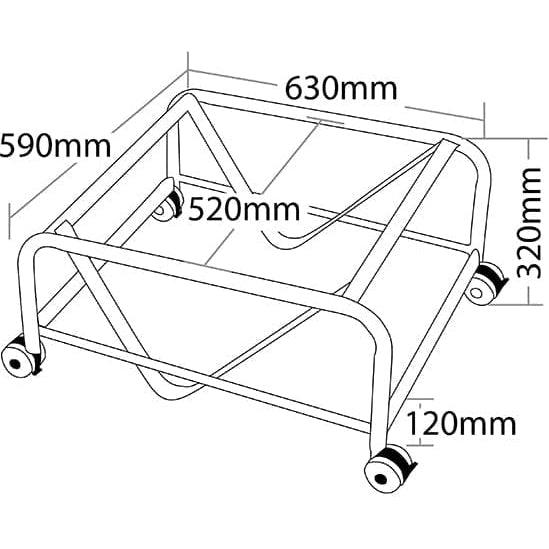 Focus Stackable Hospitality Chair Sled Base