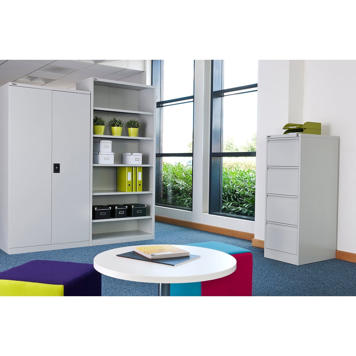 Rapidline Shelving Unit - Silver