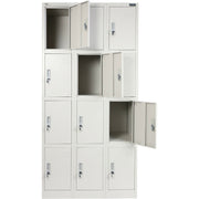 12 Door Metal Storage Locker