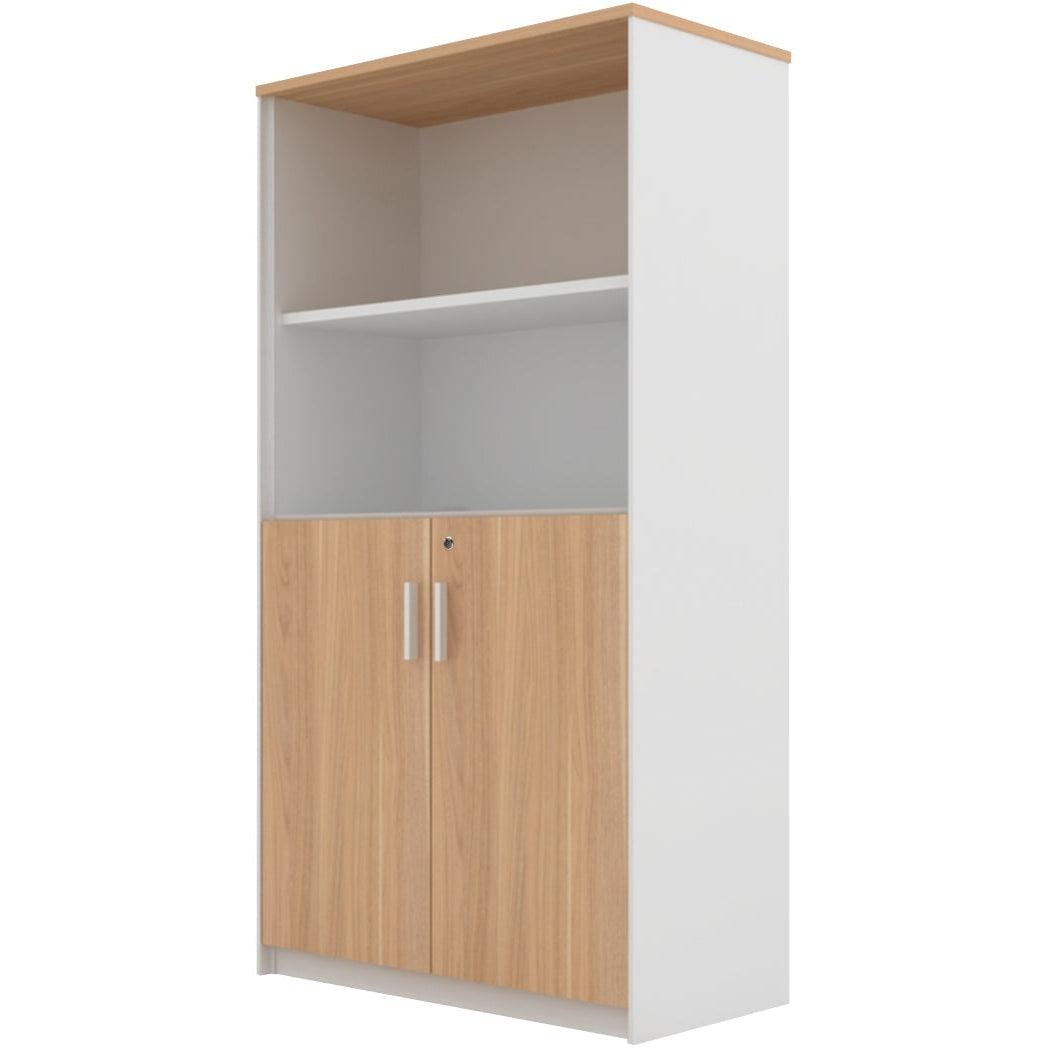 Virginia Walnut Potenza Half Door Cabinet