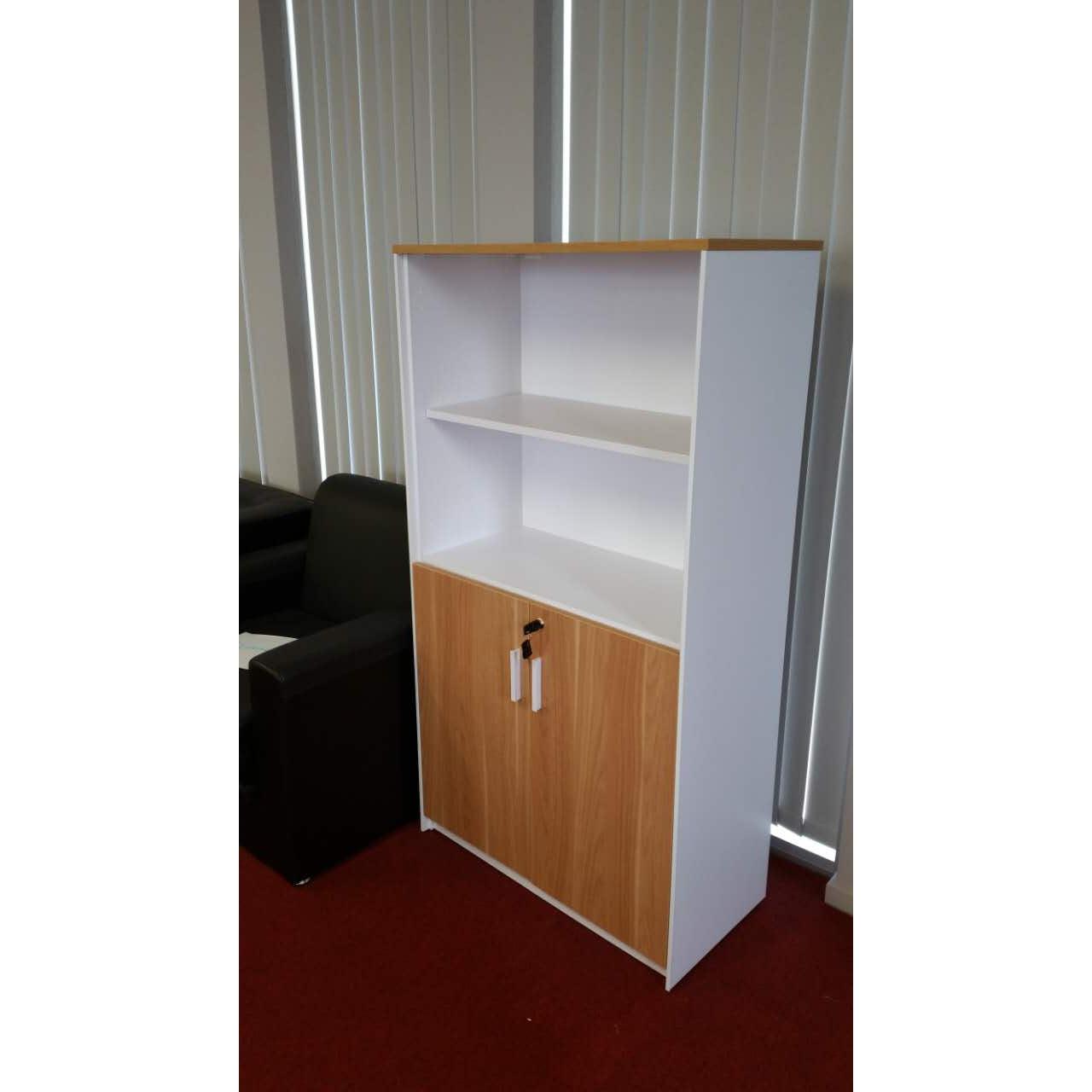 Virginia Walnut Potenza Half Door Cabinet