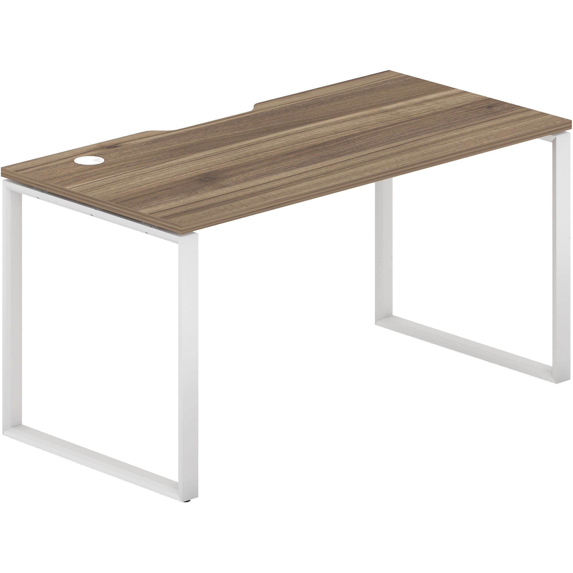 Worksmart 1 Person Single Sided Workstation - Loop Leg - No Screen