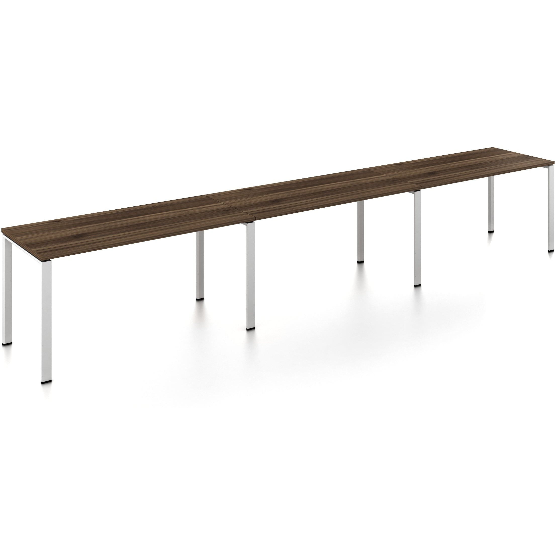 Worksmart 3 Person Single Sided Workstation - No Screen