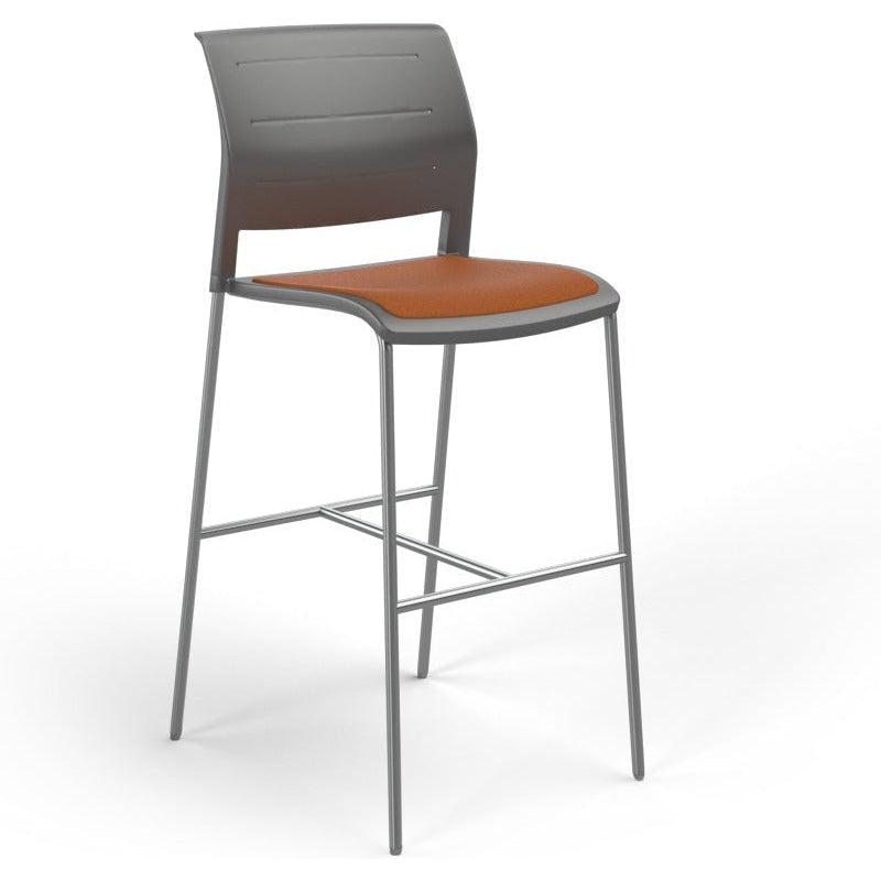 Game Barstool With Upholstery