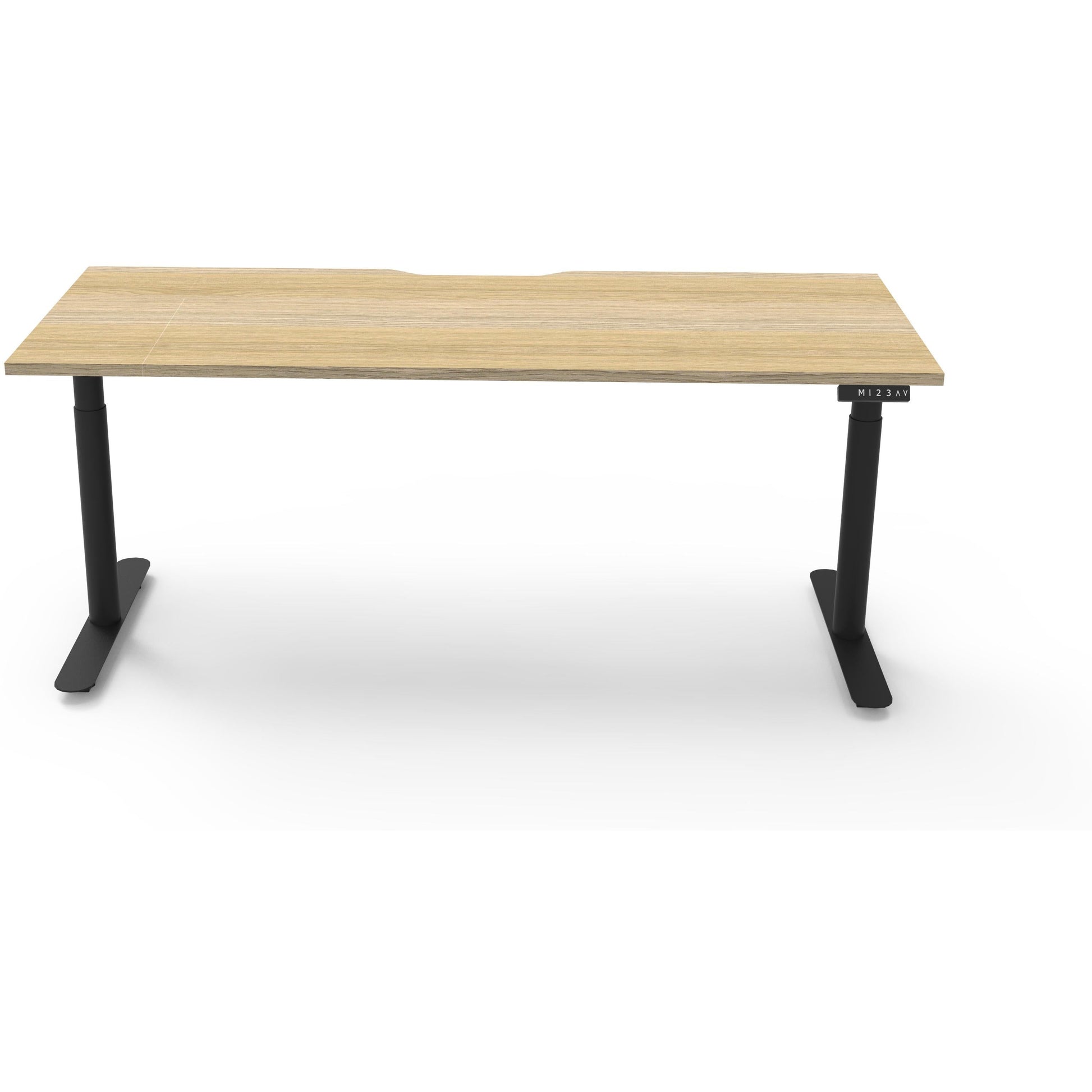 Eclipse (Round Legs) Electric Height Adjustable Single Sided Workstation