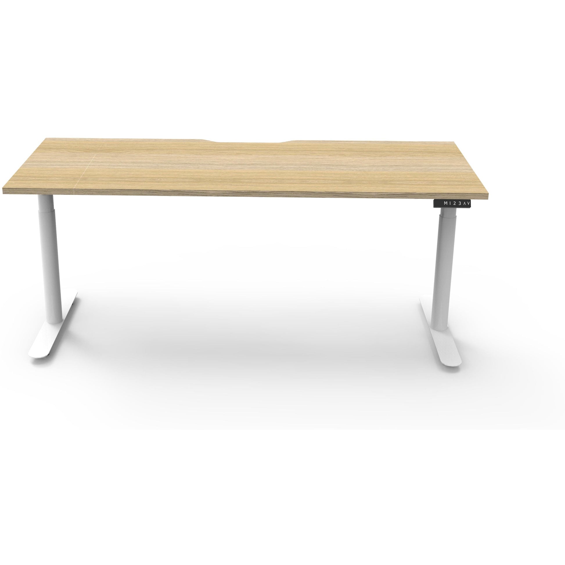 Eclipse (Round Legs) Electric Height Adjustable Single Sided Workstation