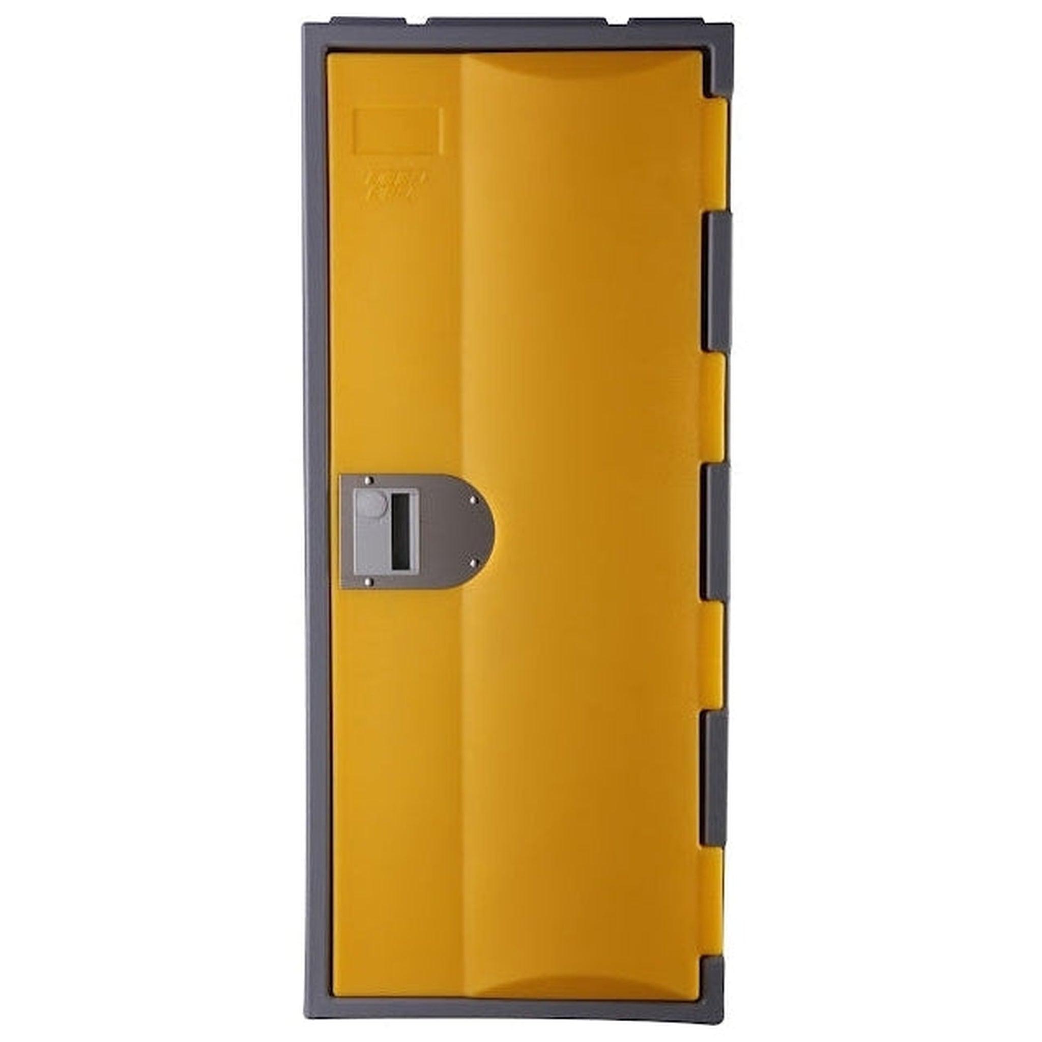 Steelco Heavy Duty Plastic Lockers 1 Tier Half Height