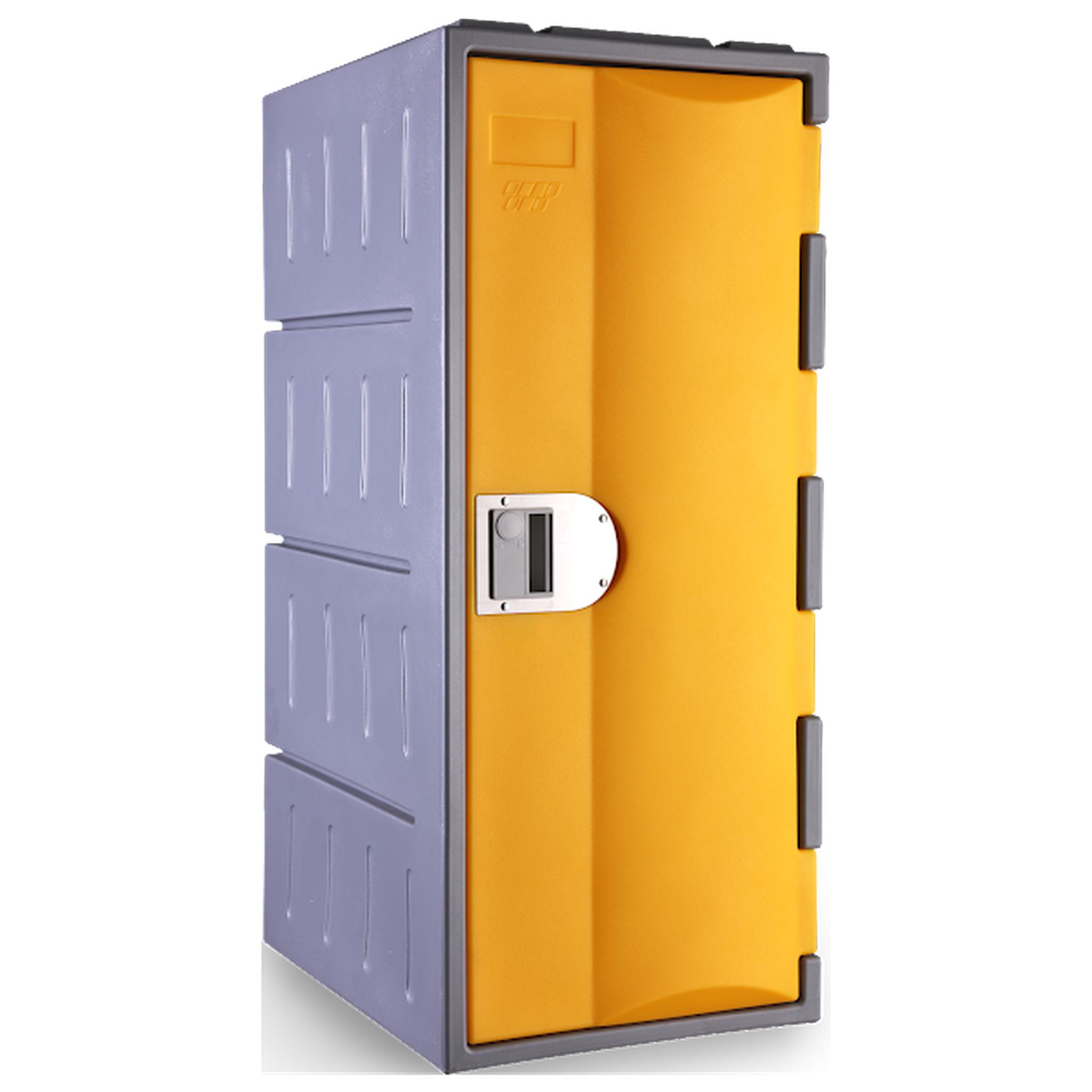 Steelco Heavy Duty Plastic Lockers 1 Tier Half Height