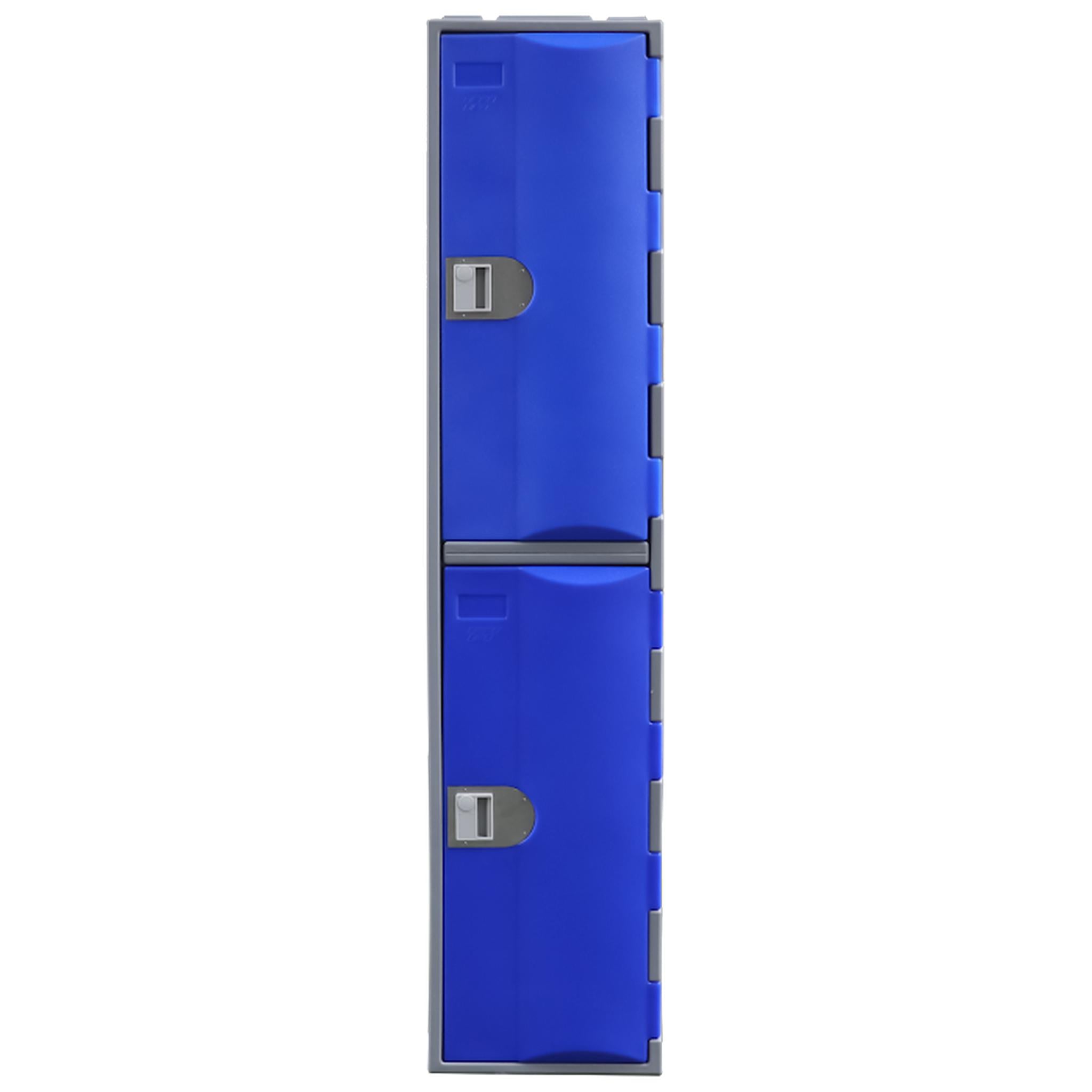 Steelco Heavy Duty Plastic Lockers 2 Tiers Full Height