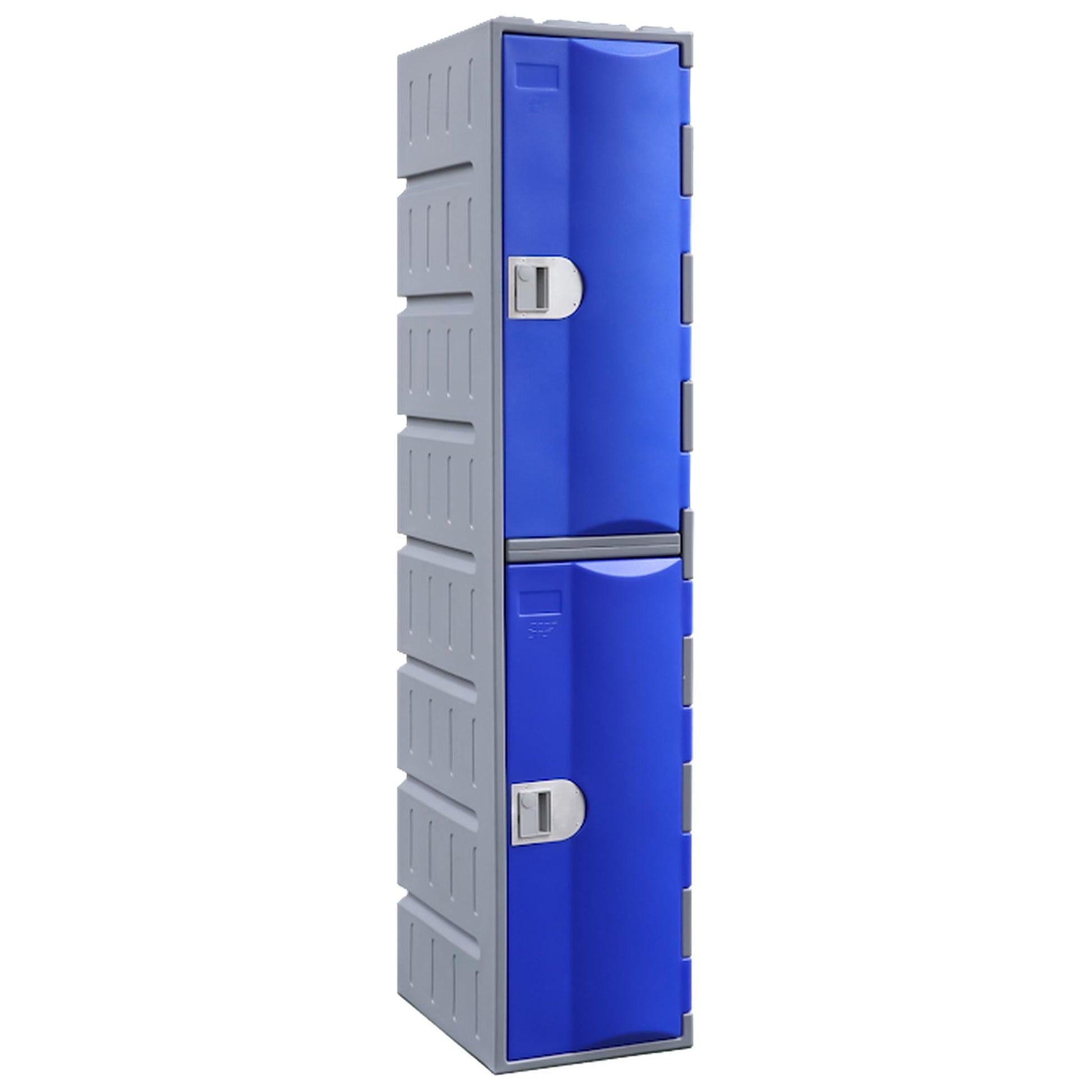 Steelco Heavy Duty Plastic Lockers 2 Tiers Full Height