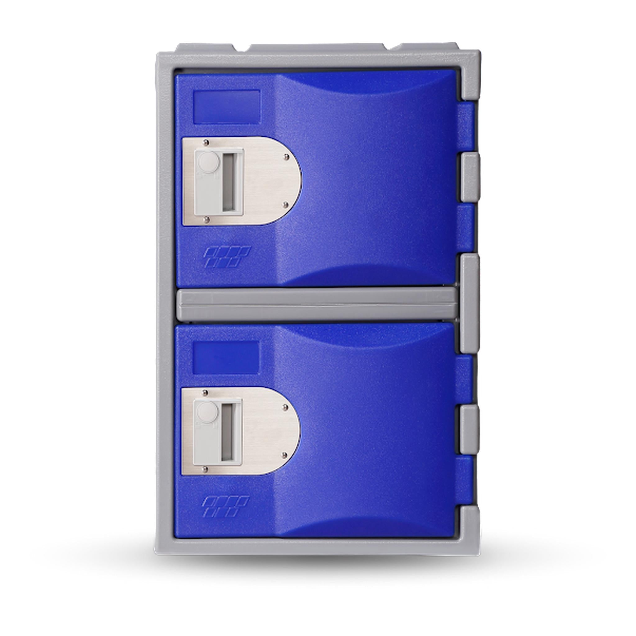 Steelco Heavy Duty Plastic Lockers 2 Tiers Third Height