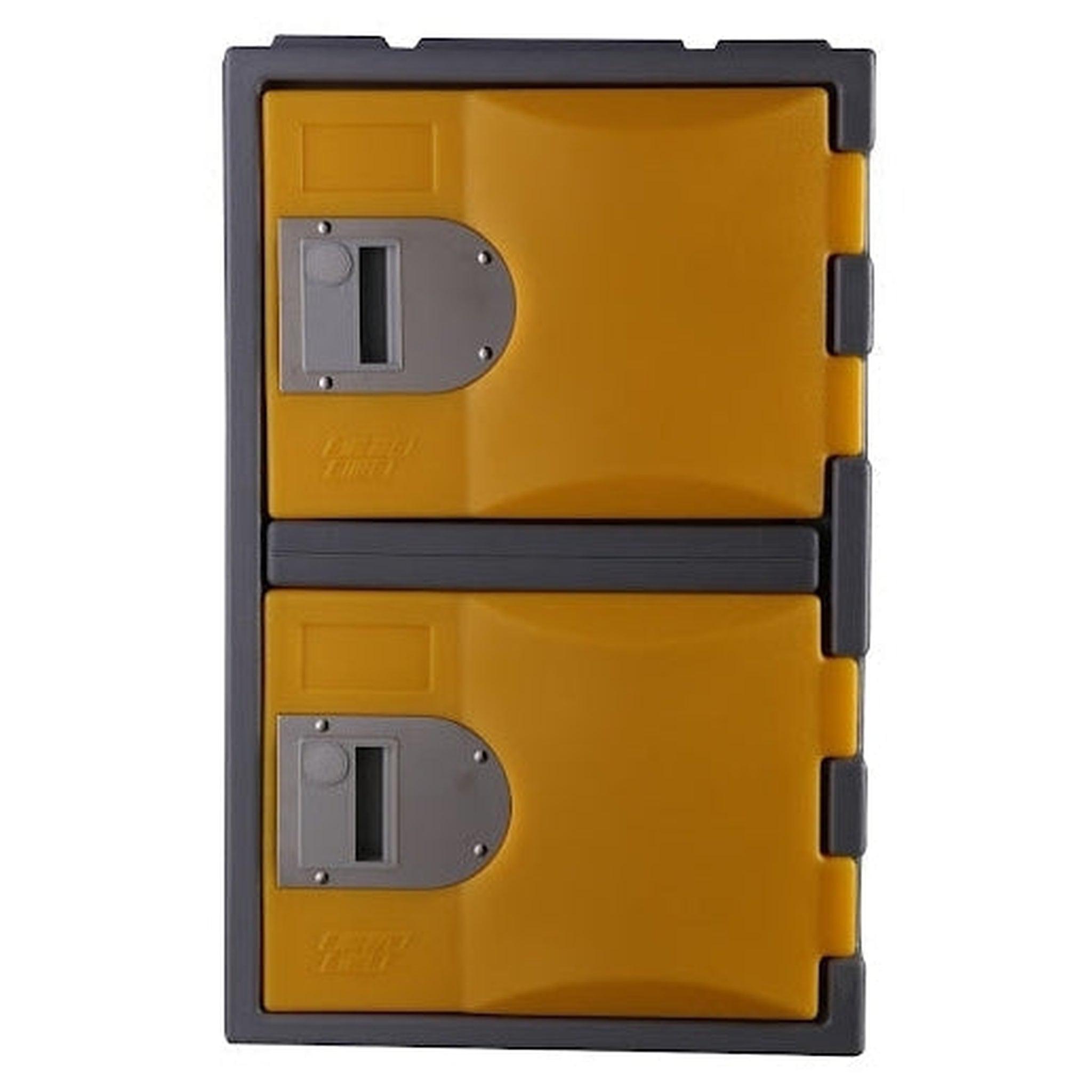Steelco Heavy Duty Plastic Lockers 2 Tiers Third Height