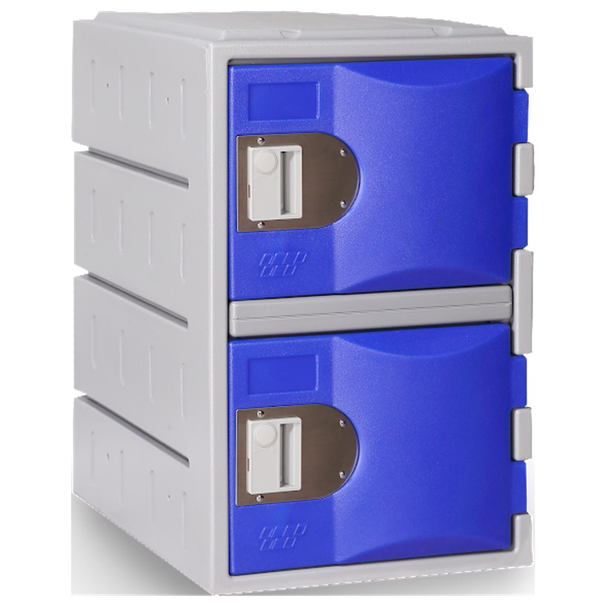 Steelco Heavy Duty Plastic Lockers 2 Tiers Third Height